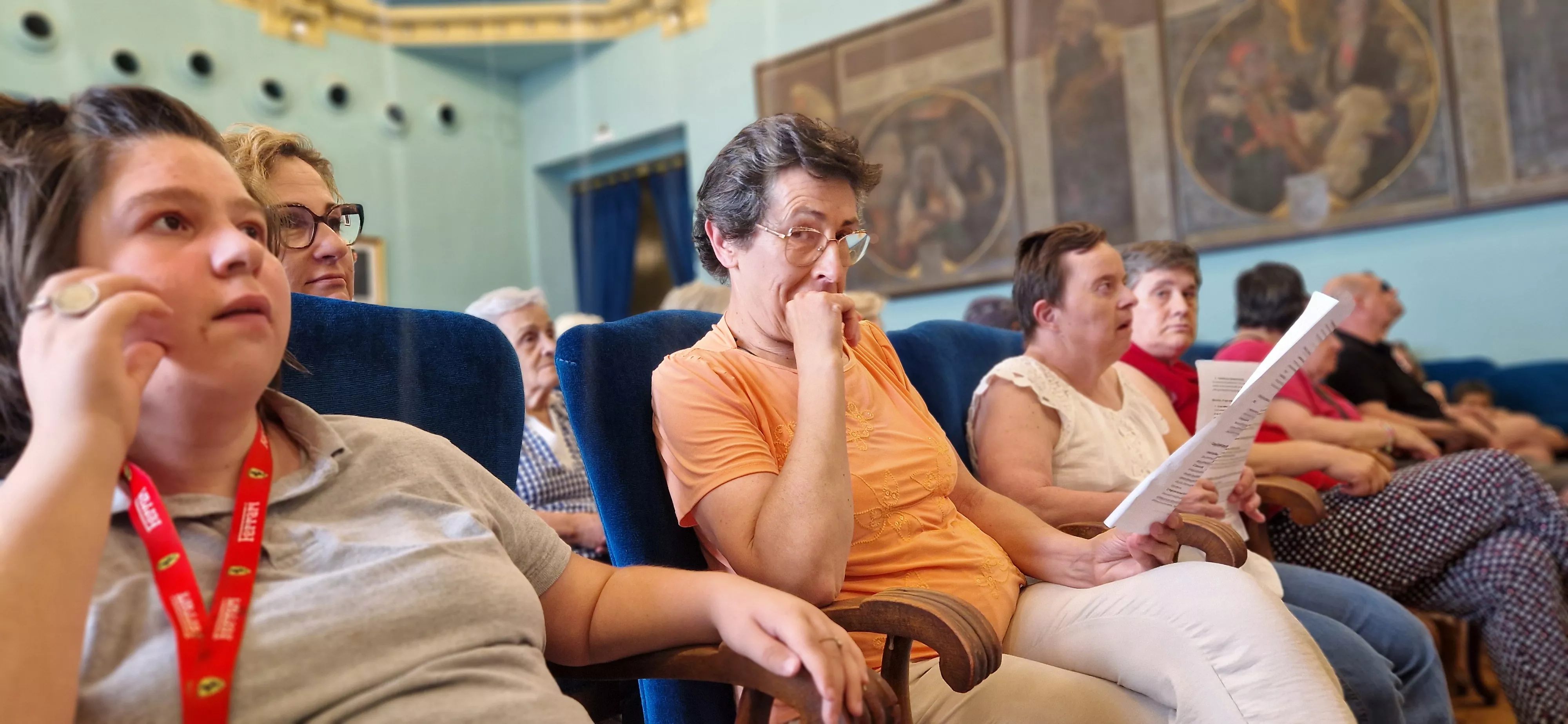 Actuación de Arcadia en el Salón Azul del Casino. Foto Myriam Martínez