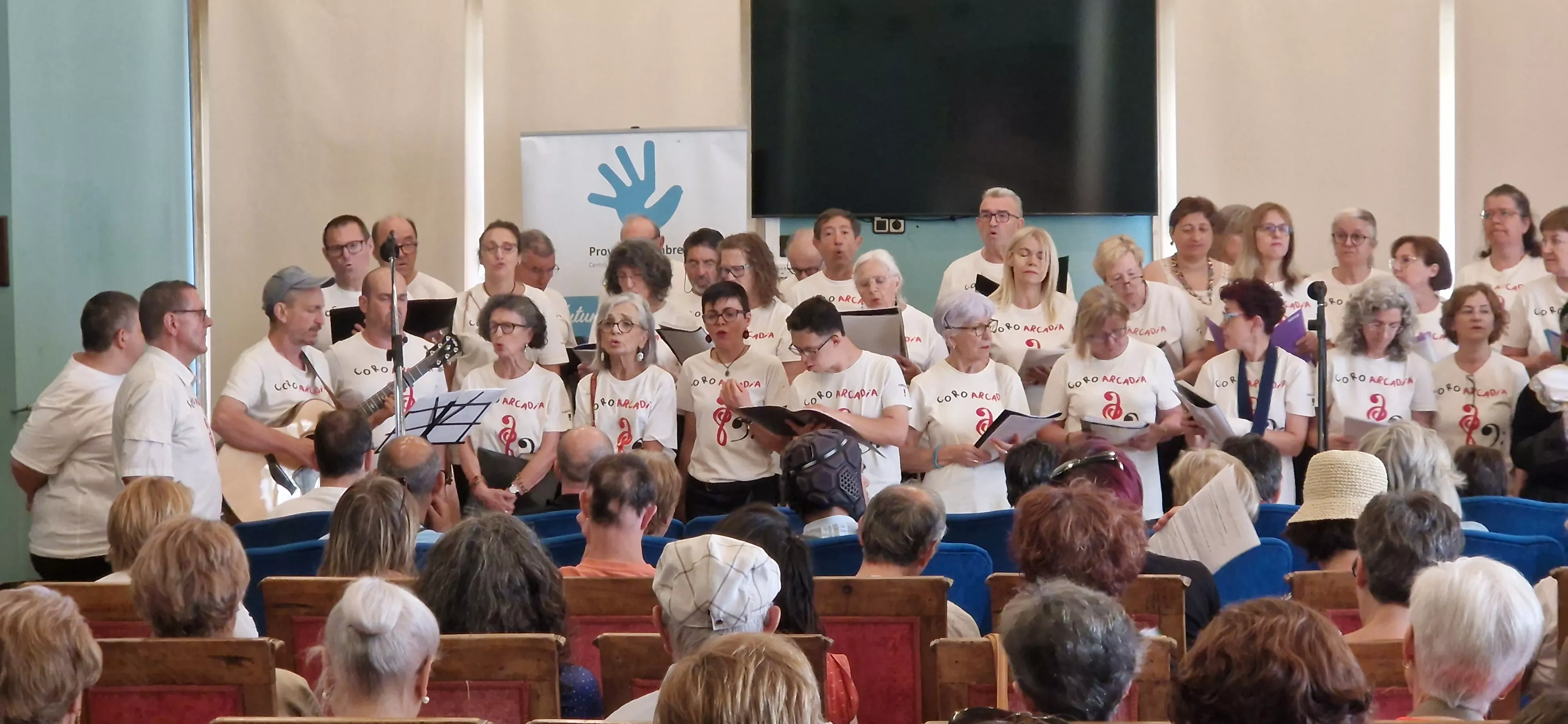 Actuación de Arcadia en el Salón Azul del Casino. Foto Myriam Martínez