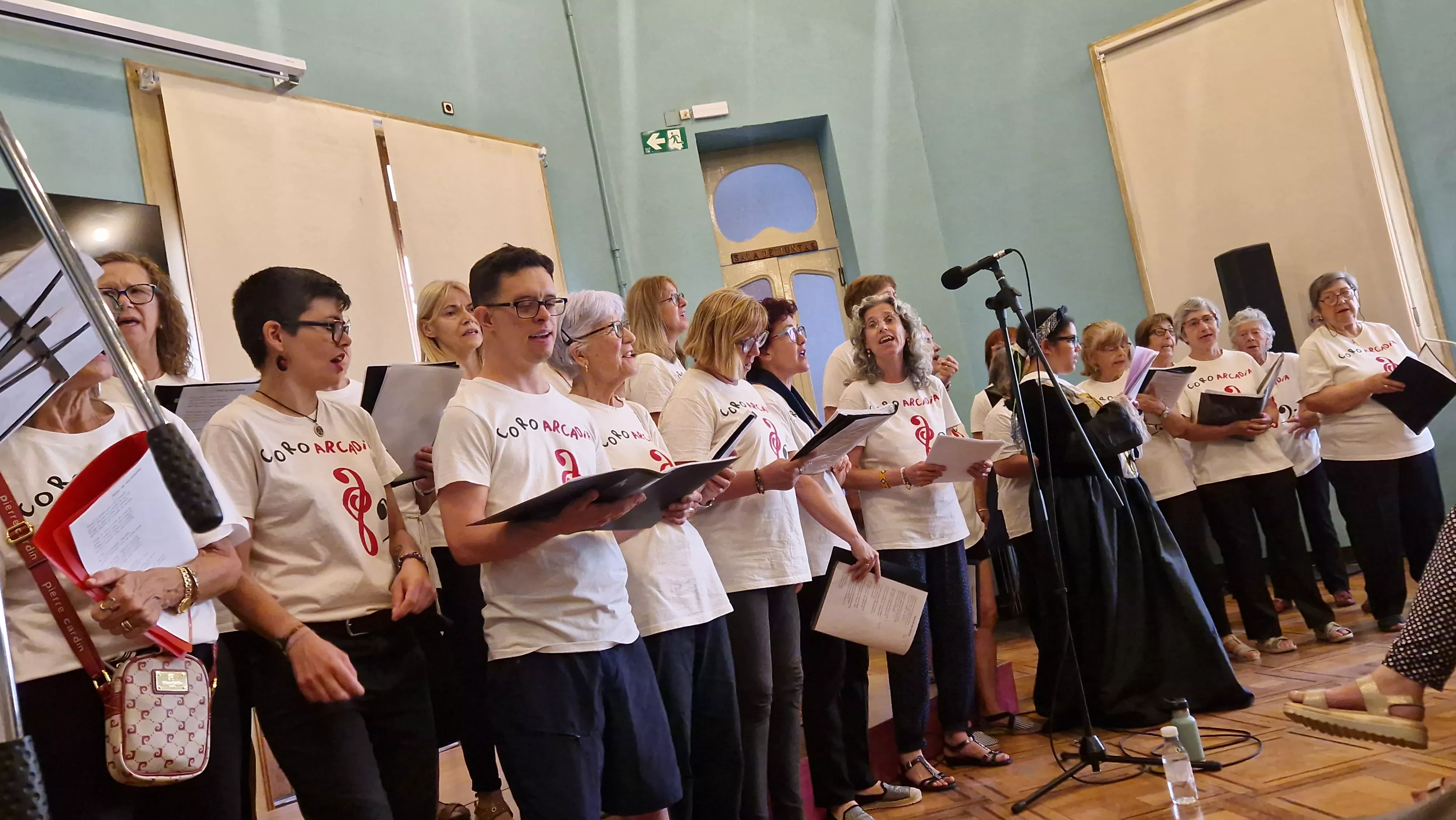 Actuación de Arcadia en el Salón Azul del Casino. Foto Myriam Martínez