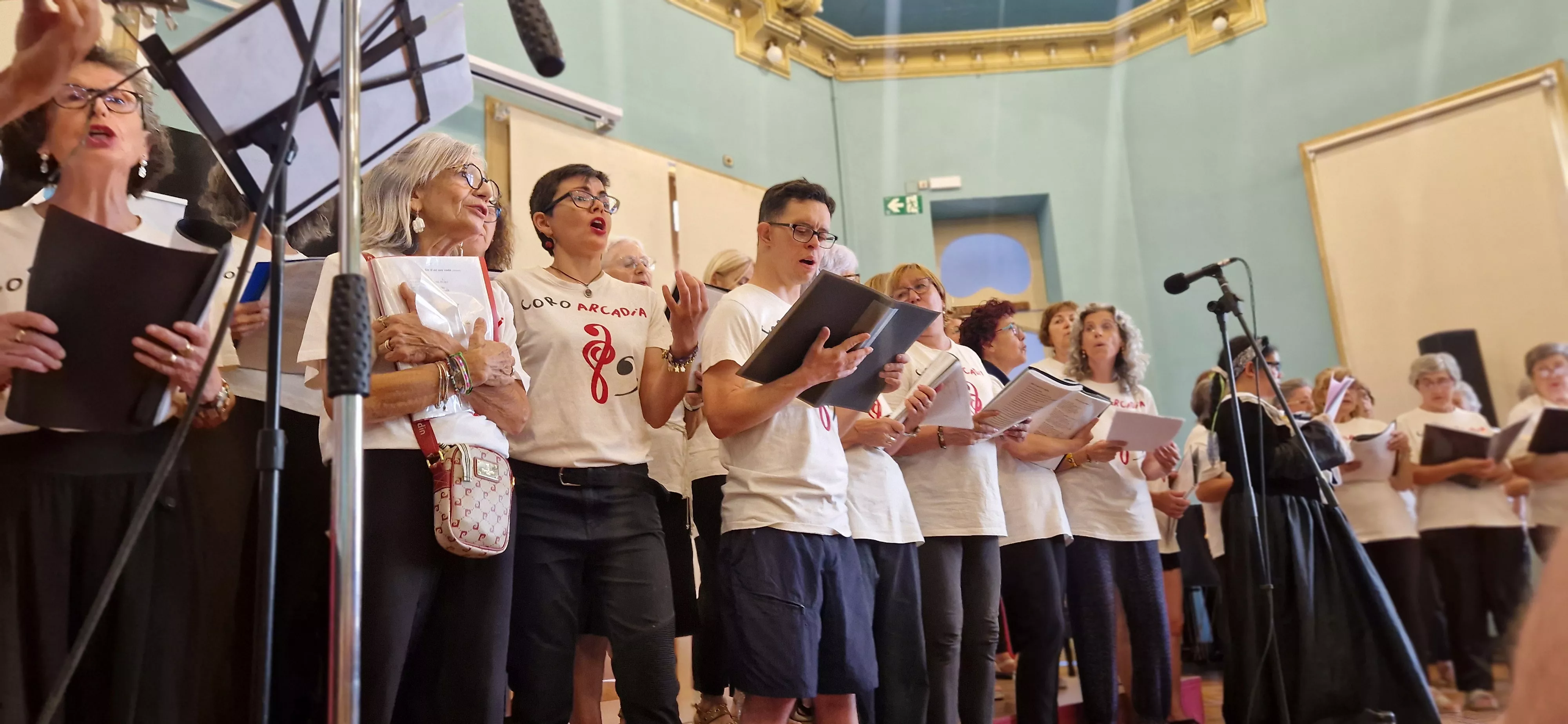 Actuación de Arcadia en el Salón Azul del Casino. Foto Myriam Martínez