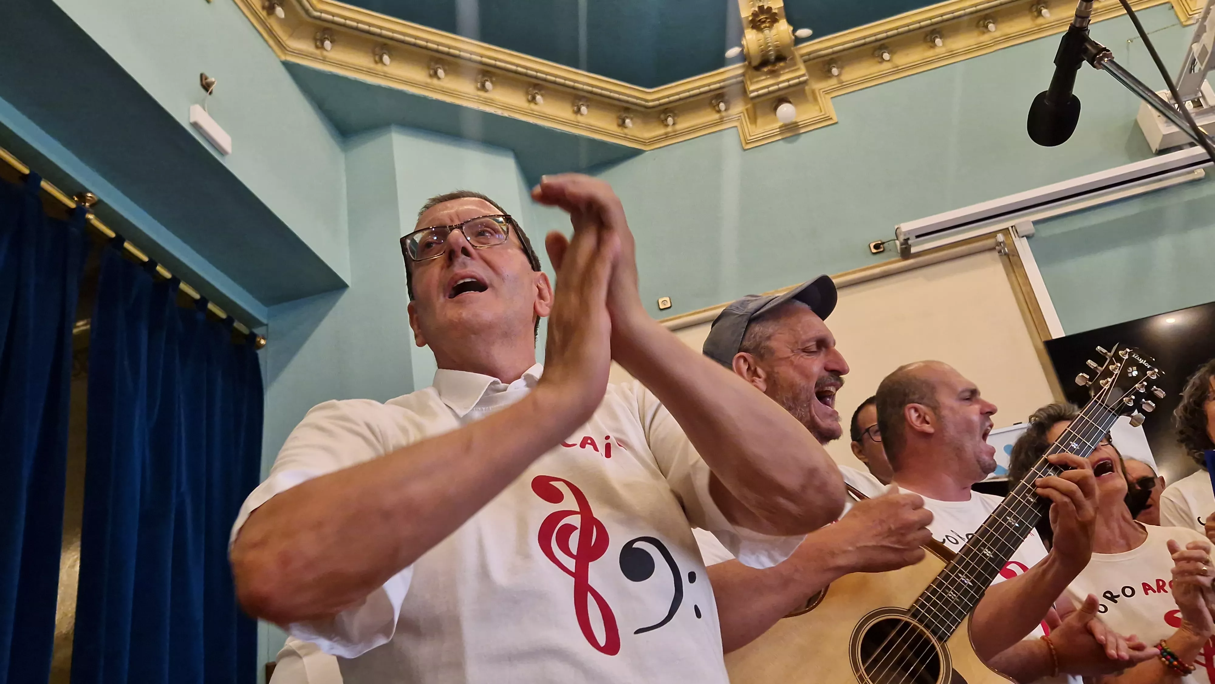 Actuación de Arcadia en el Salón Azul del Casino. Foto Myriam Martínez