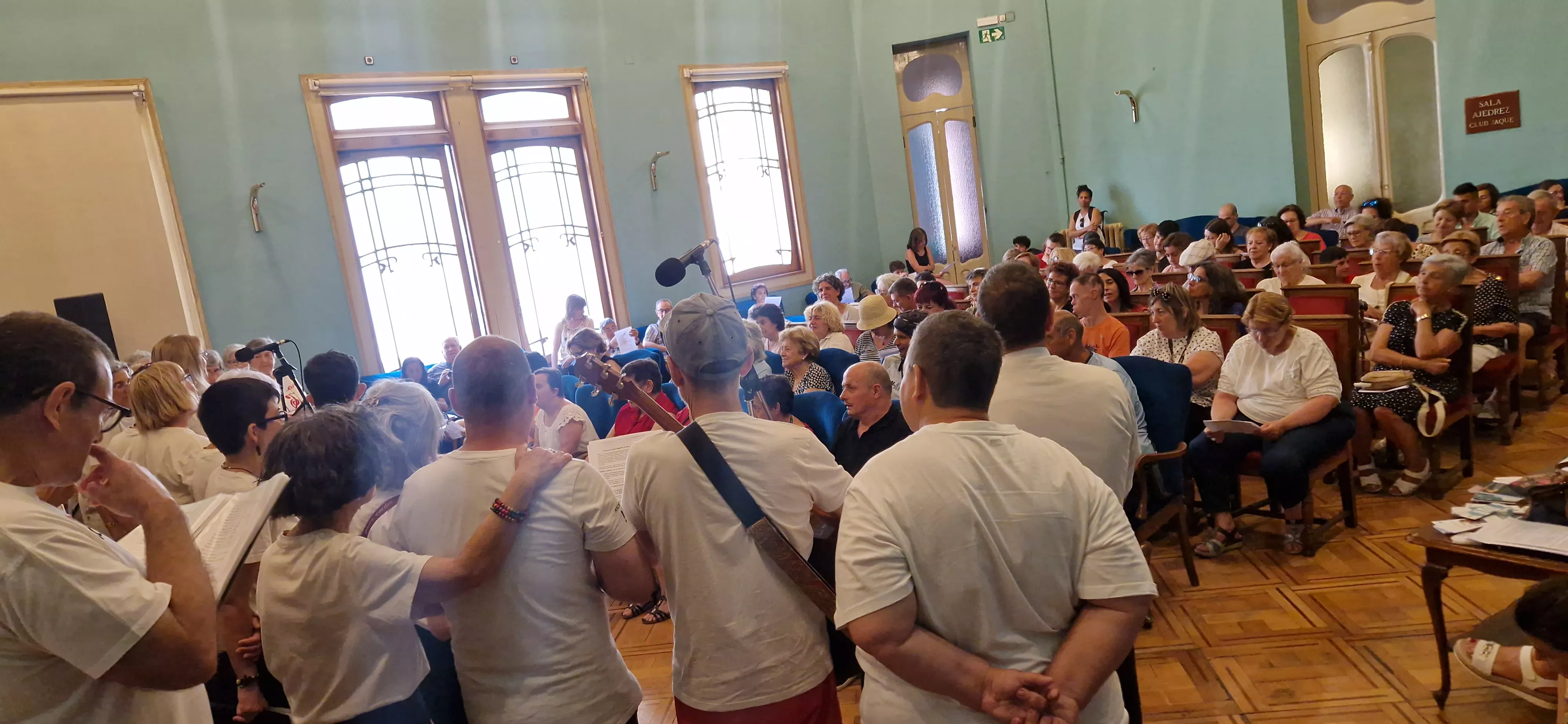 Actuación de Arcadia en el Salón Azul del Casino. Foto Myriam Martínez