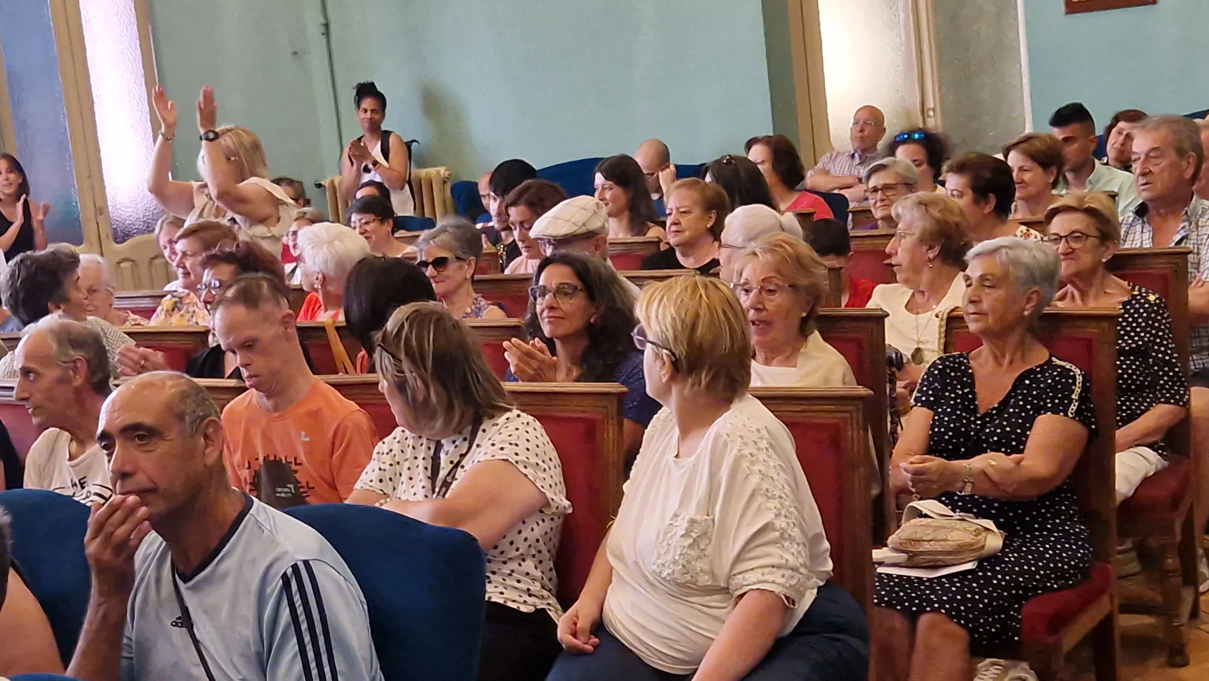 Actuación de Arcadia en el Salón Azul del Casino. Foto Myriam Martínez