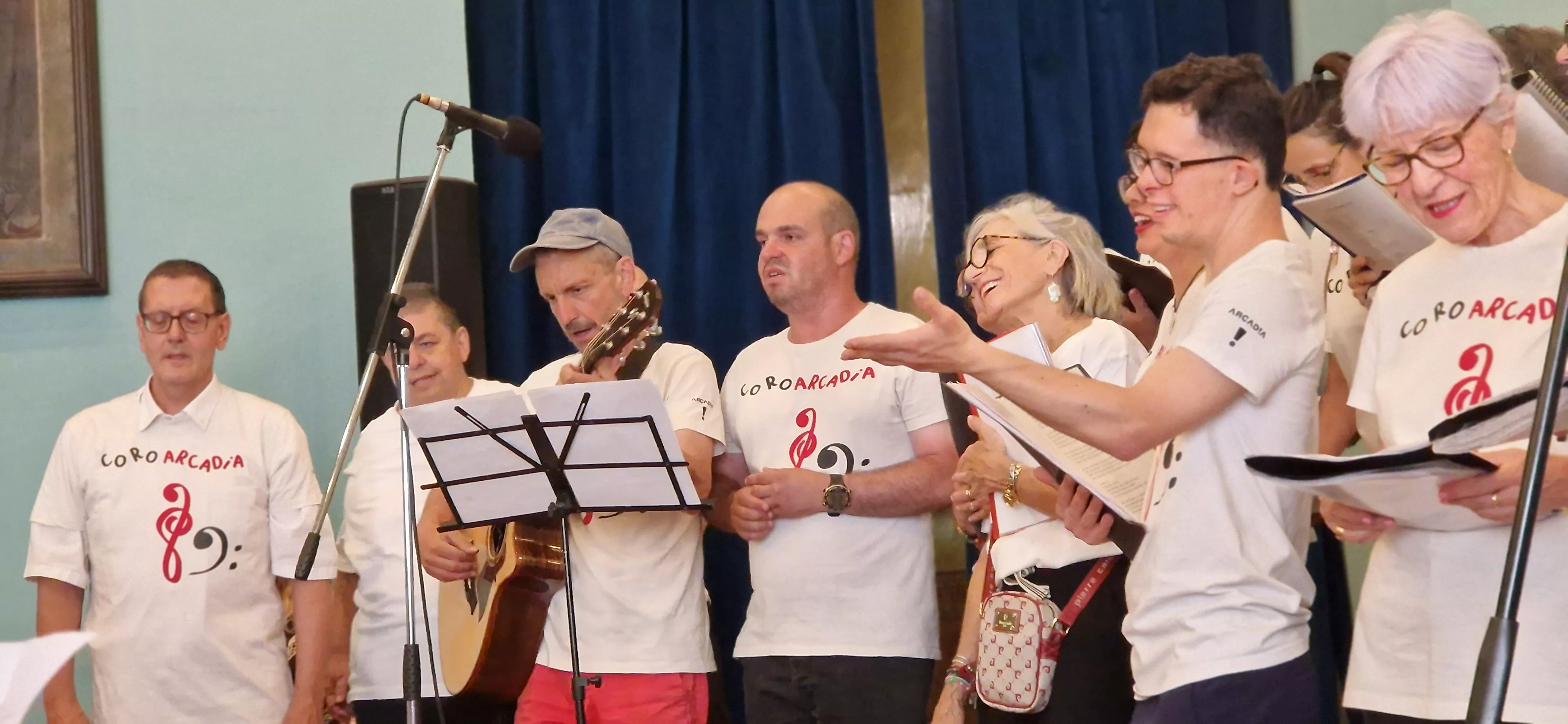 Actuación de Arcadia en el Salón Azul del Casino. Foto Myriam Martínez