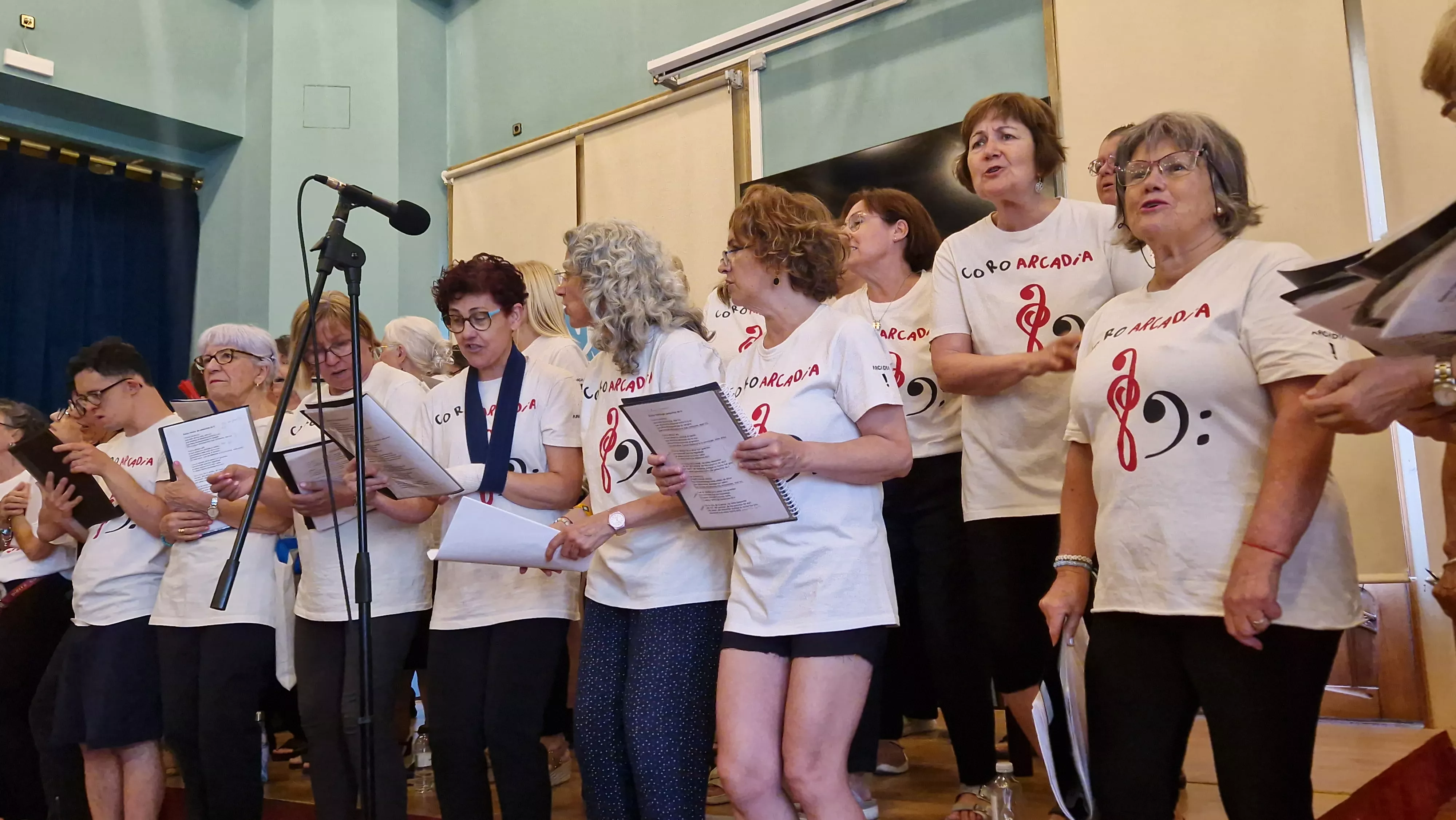 Actuación de Arcadia en el Salón Azul del Casino. Foto Myriam Martínez