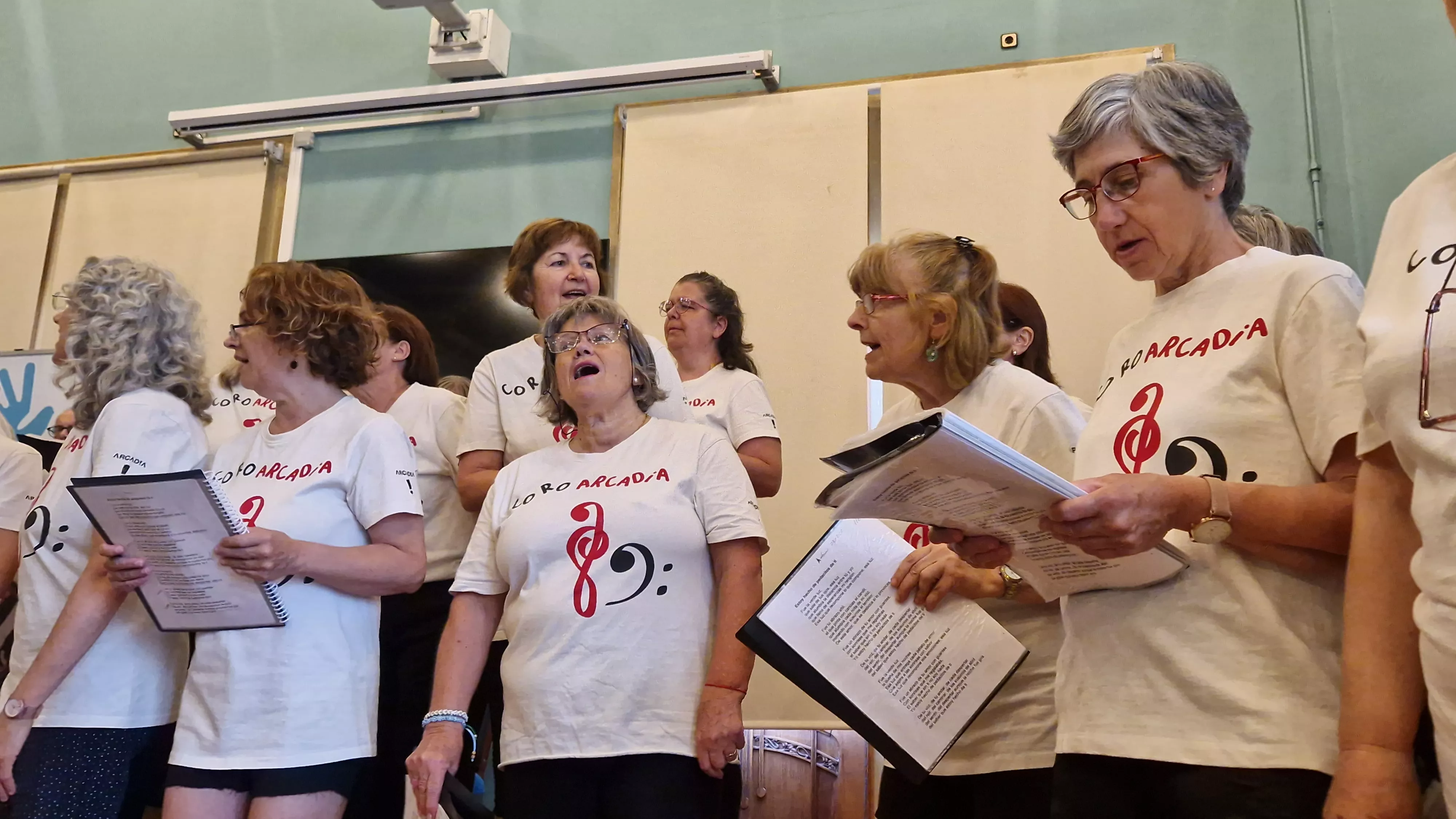 Actuación de Arcadia en el Salón Azul del Casino. Foto Myriam Martínez