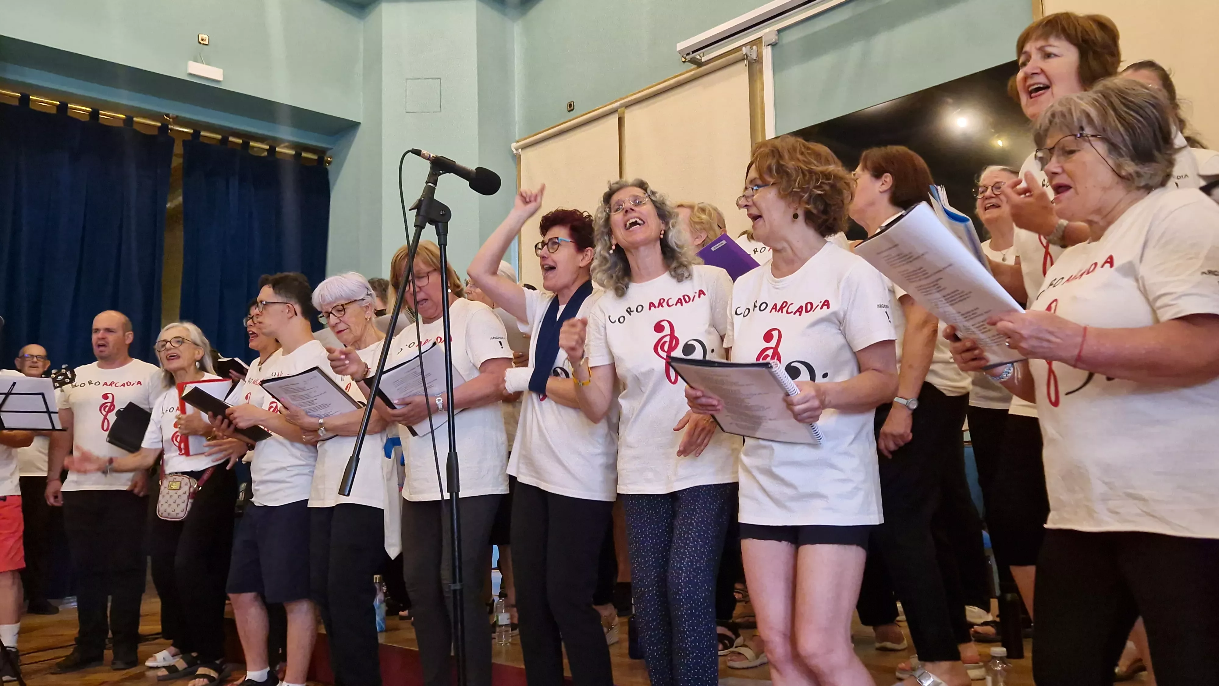 Actuación de Arcadia en el Salón Azul del Casino. Foto Myriam Martínez