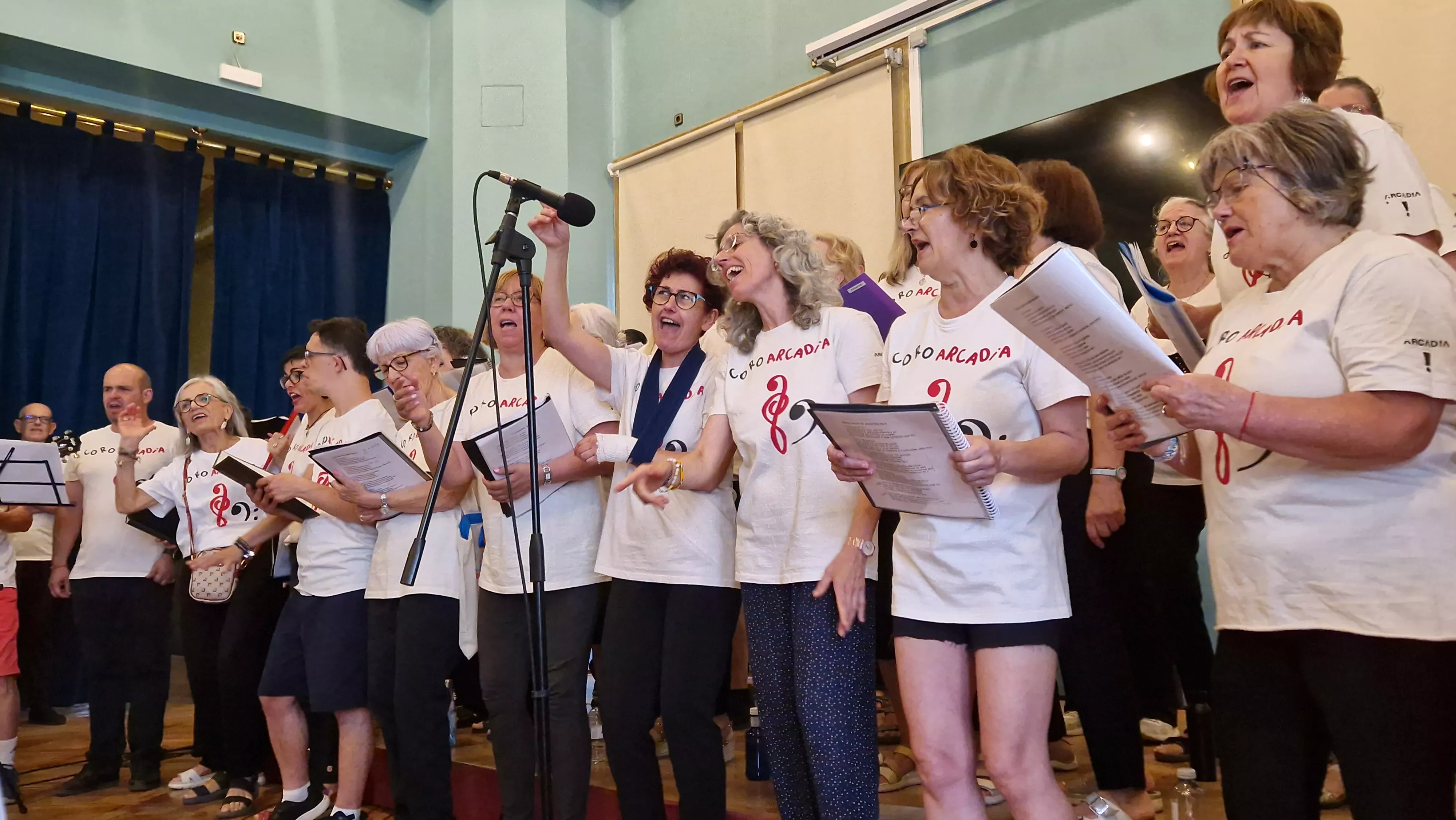 Actuación de Arcadia en el Salón Azul del Casino. Foto Myriam Martínez