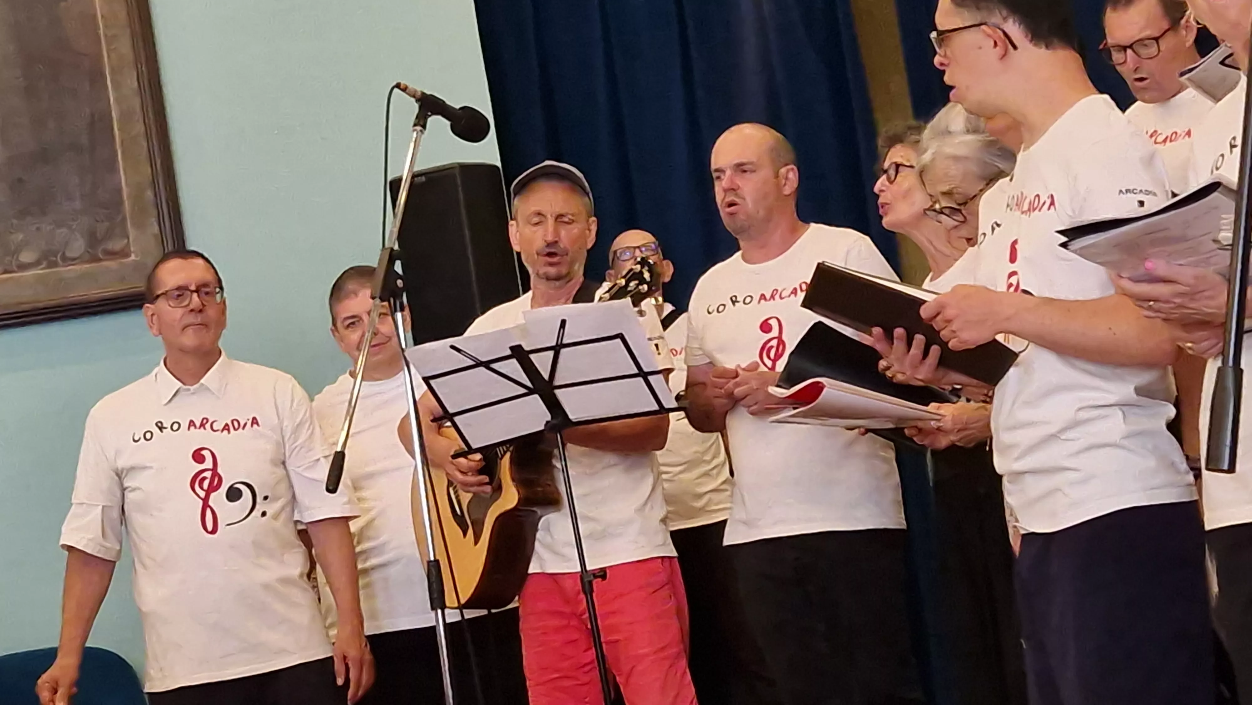 Actuación de Arcadia en el Salón Azul del Casino. Foto Myriam Martínez