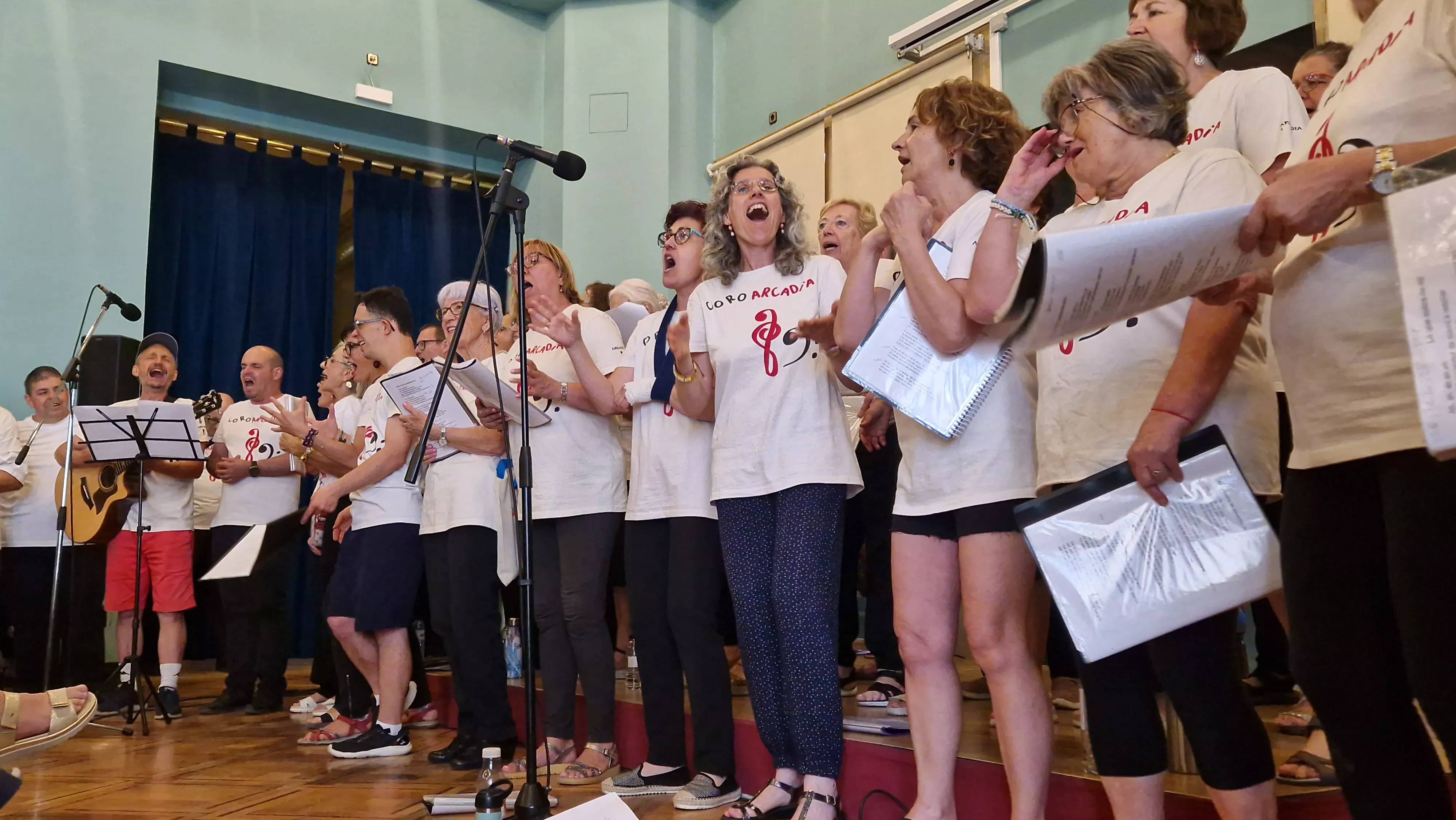 Actuación de Arcadia en el Salón Azul del Casino. Foto Myriam Martínez