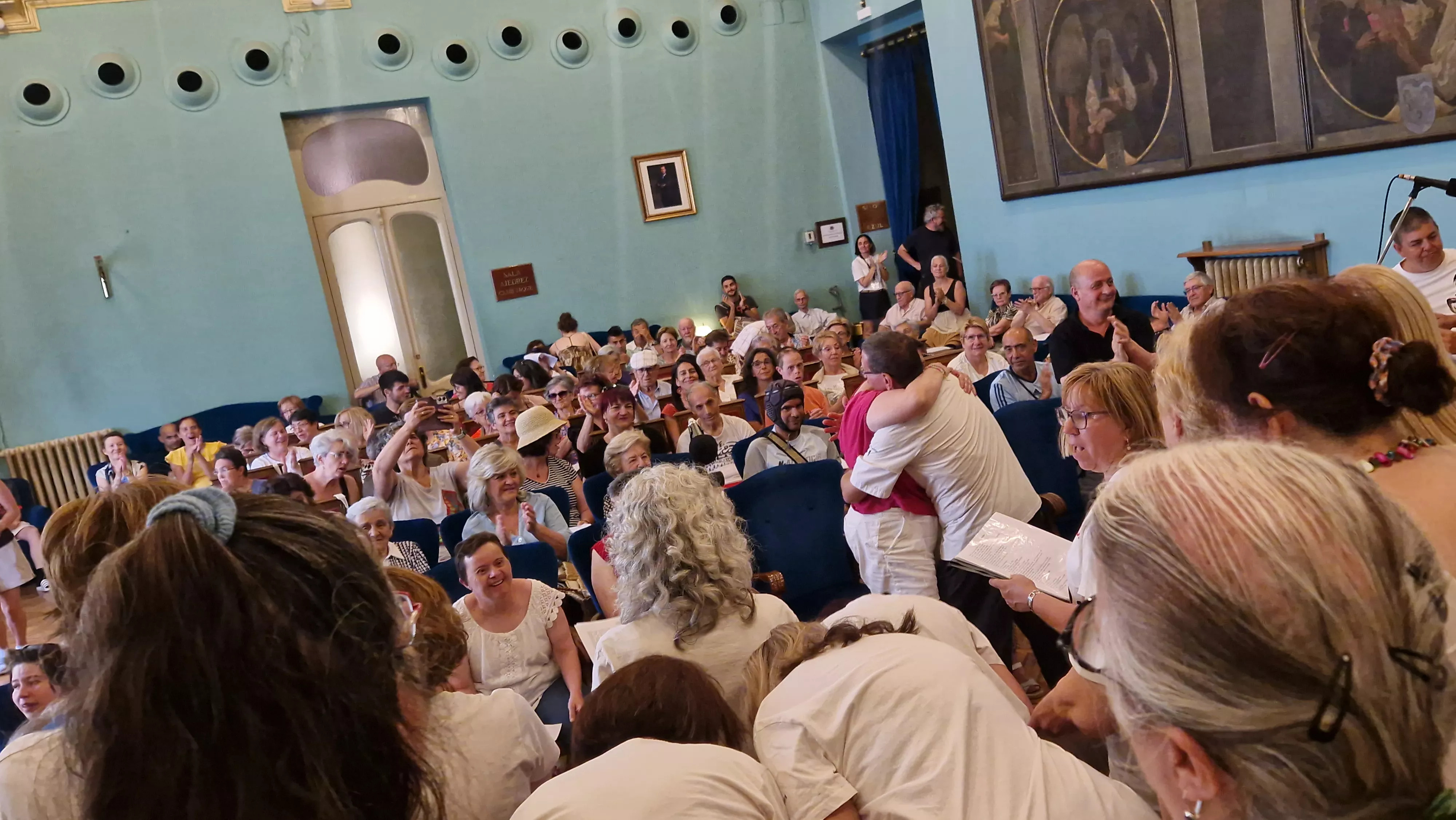 Actuación de Arcadia en el Salón Azul del Casino. Foto Myriam Martínez