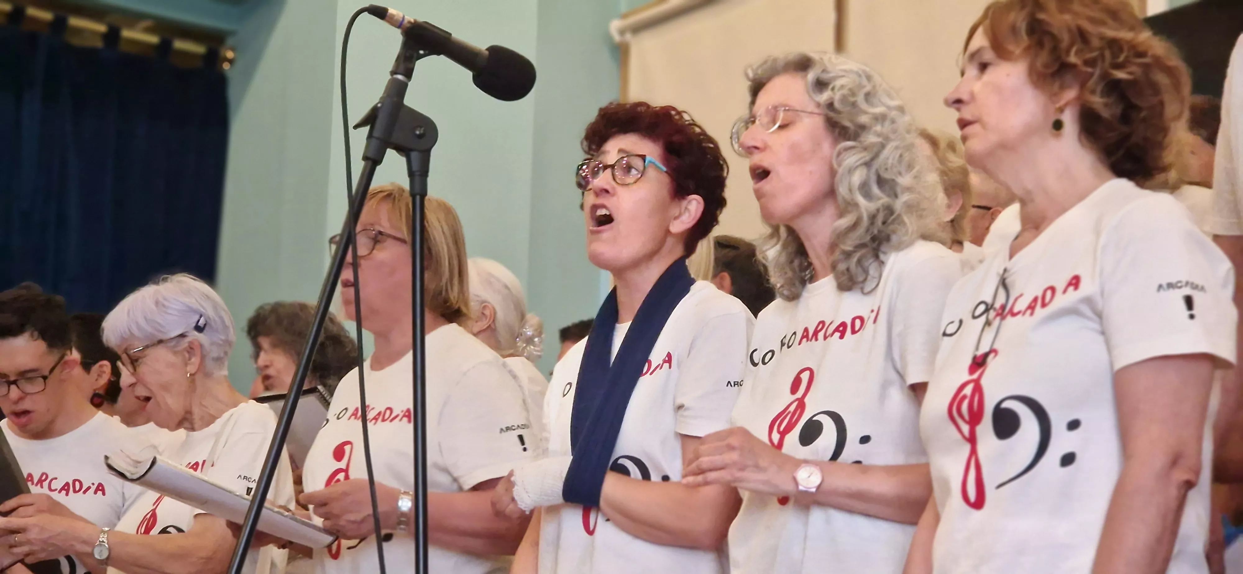 Actuación de Arcadia en el Salón Azul del Casino. Foto Myriam Martínez
