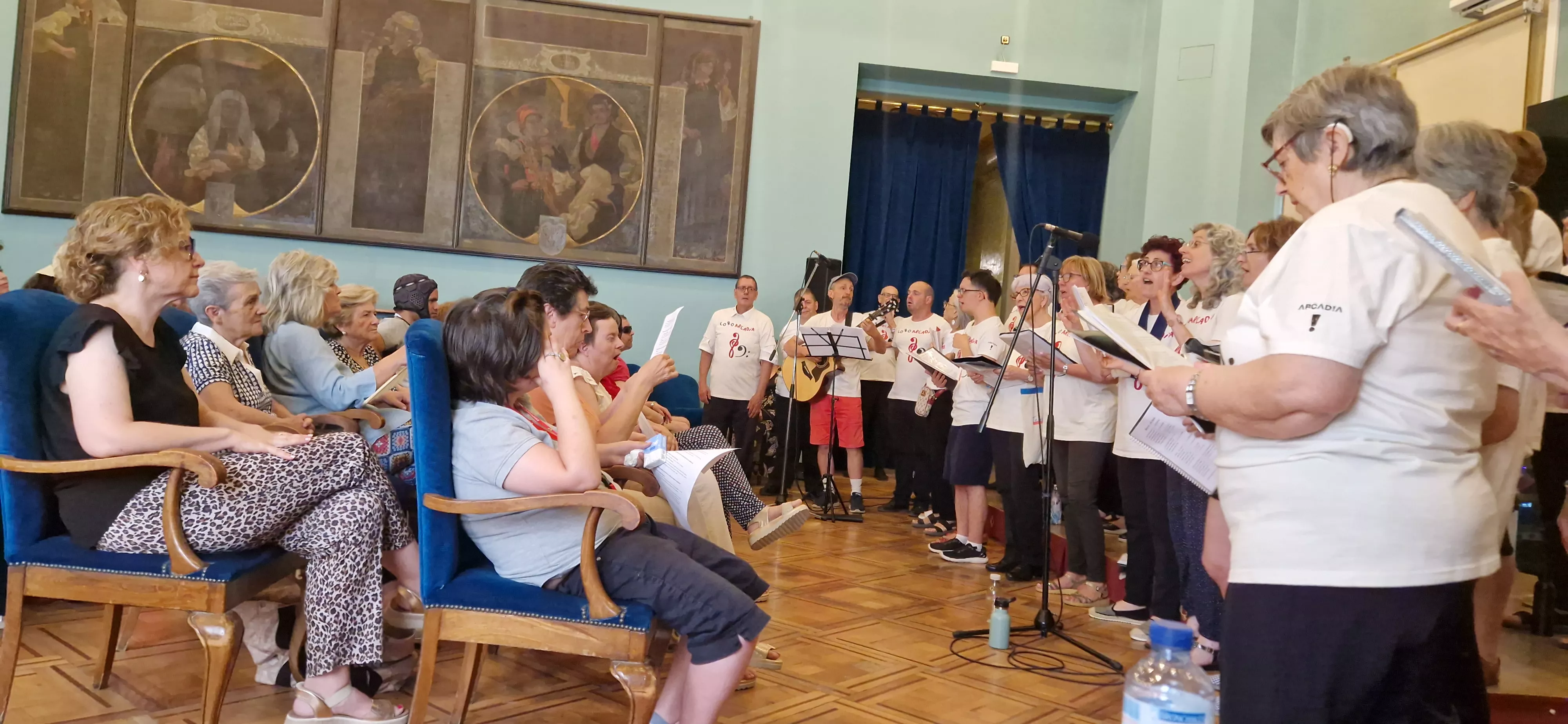 Actuación de Arcadia en el Salón Azul del Casino. Foto Myriam Martínez