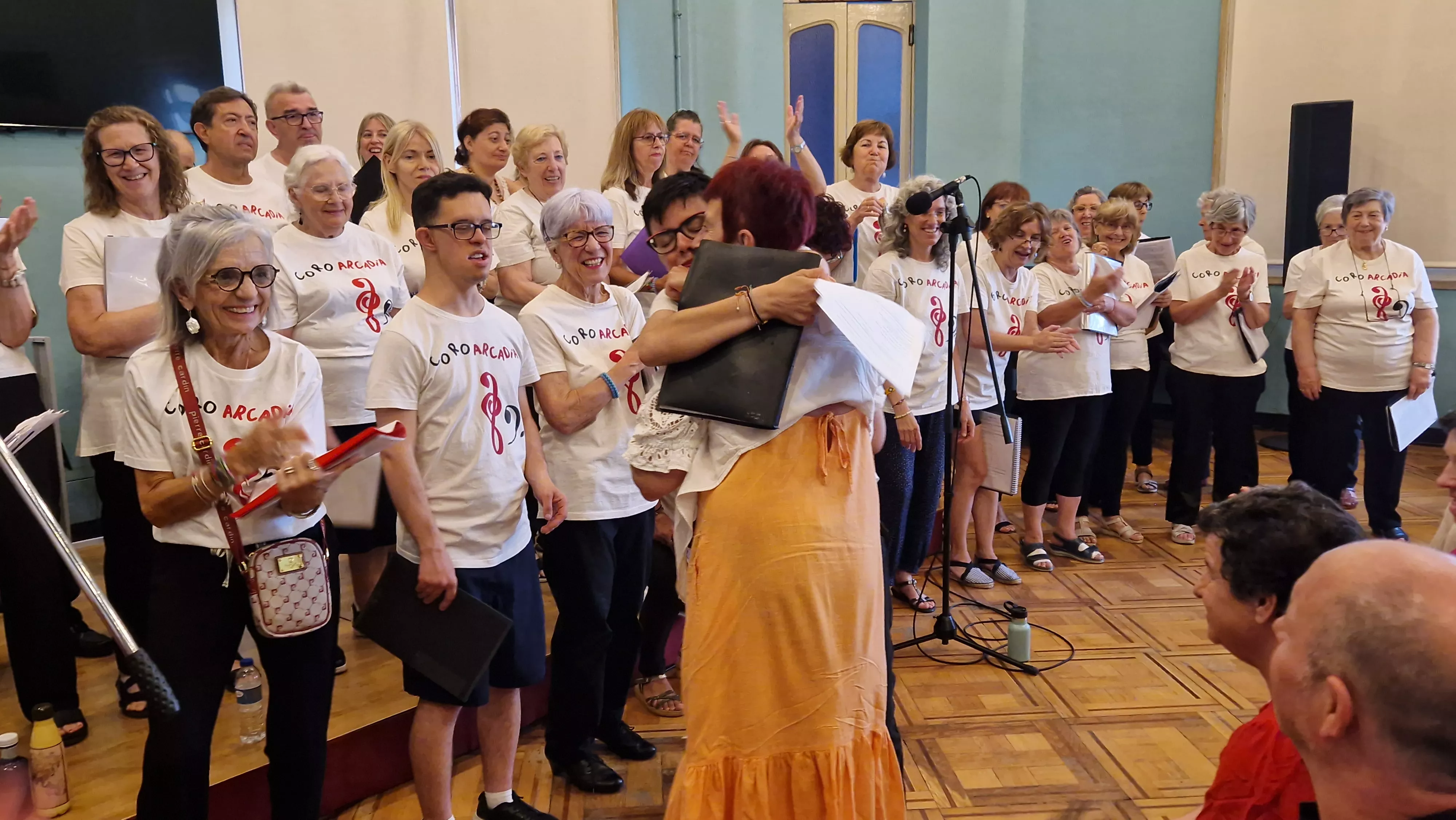 Actuación de Arcadia en el Salón Azul del Casino. Foto Myriam Martínez