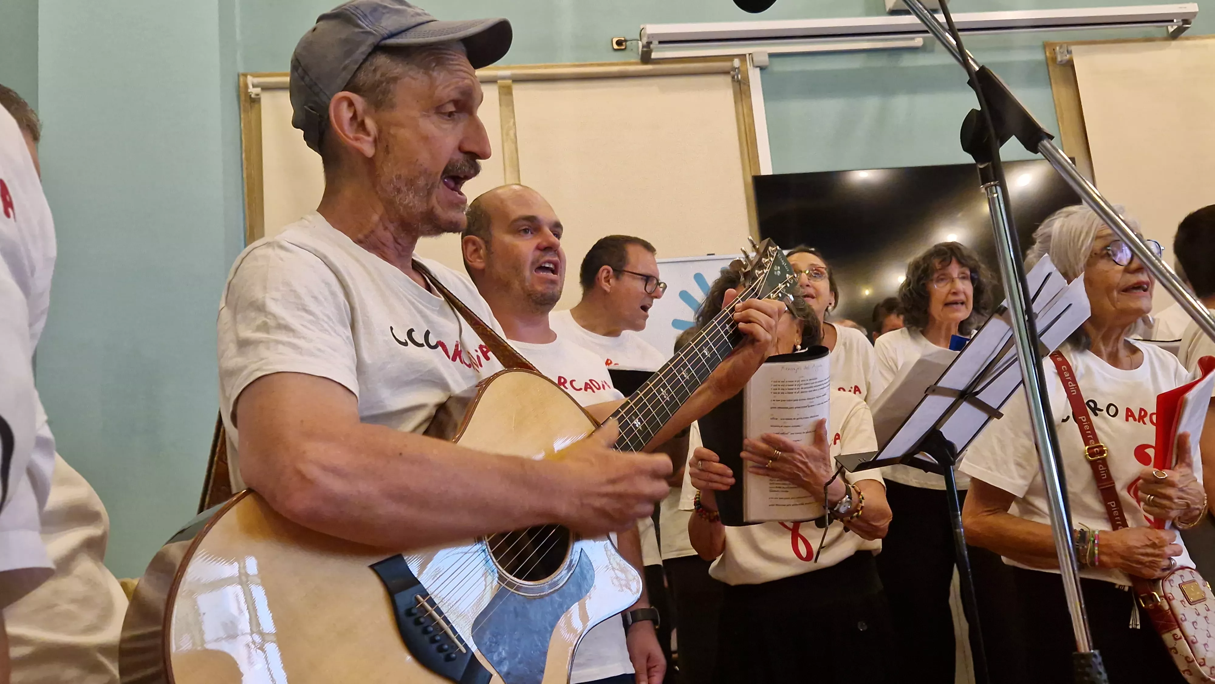 Actuación de Arcadia en el Salón Azul del Casino. Foto Myriam Martínez