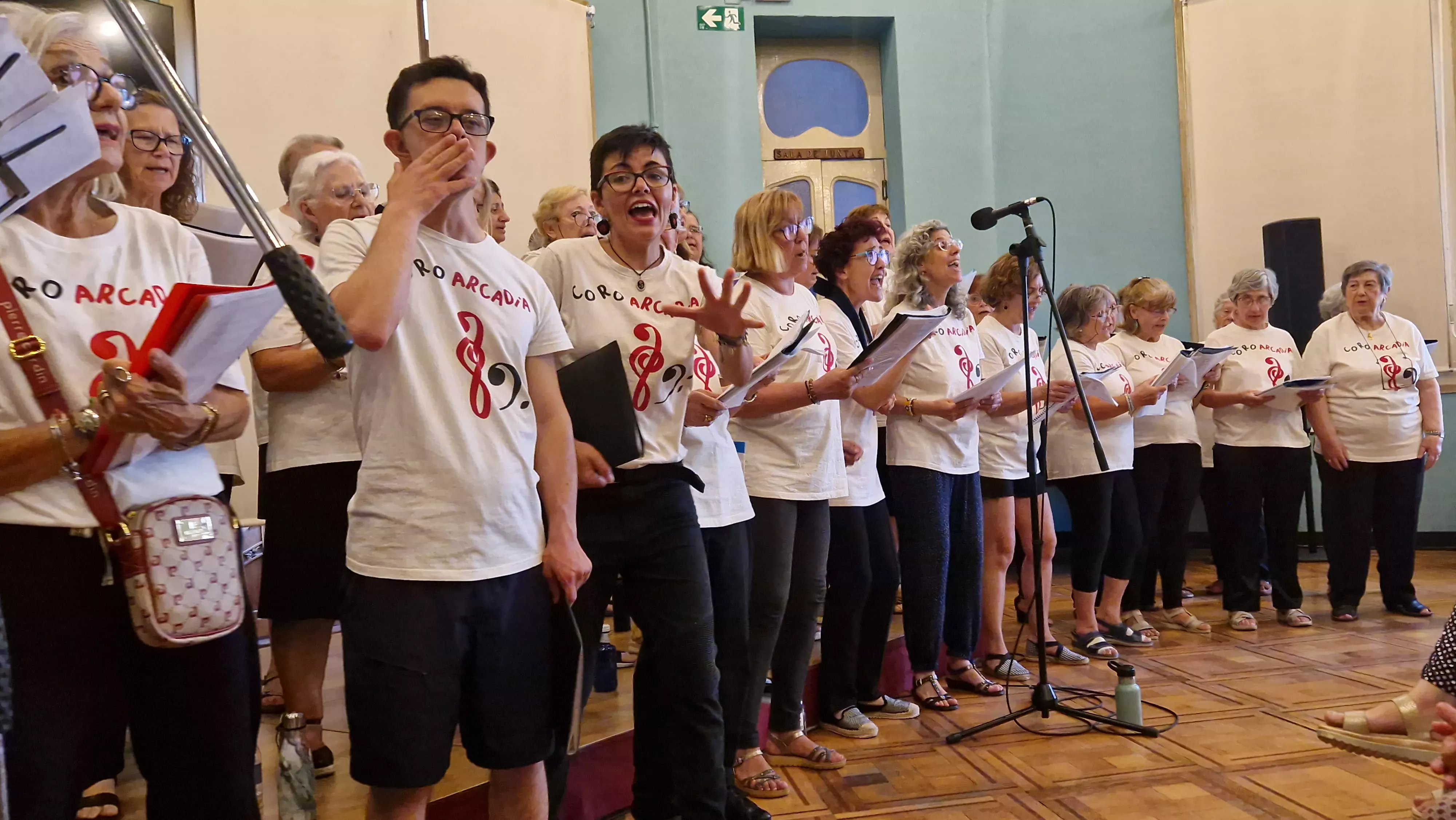 Actuación de Arcadia en el Salón Azul del Casino. Foto Myriam Martínez