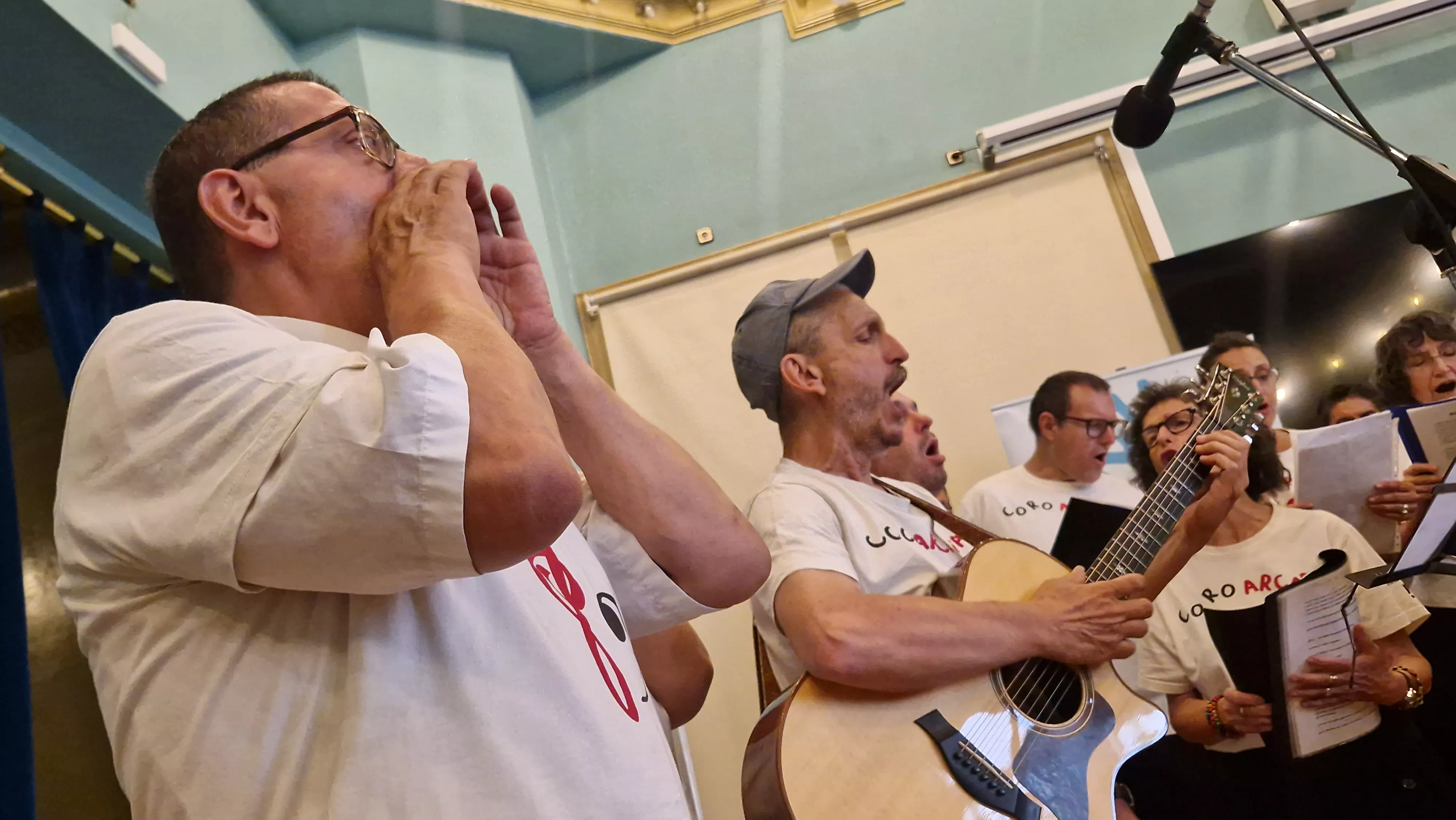 Actuación de Arcadia en el Salón Azul del Casino. Foto Myriam Martínez