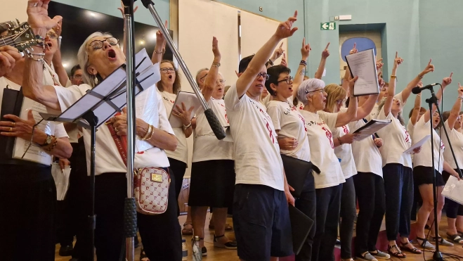 Actuación de Arcadia en el Salón Azul del Casino. Foto Myriam Martínez