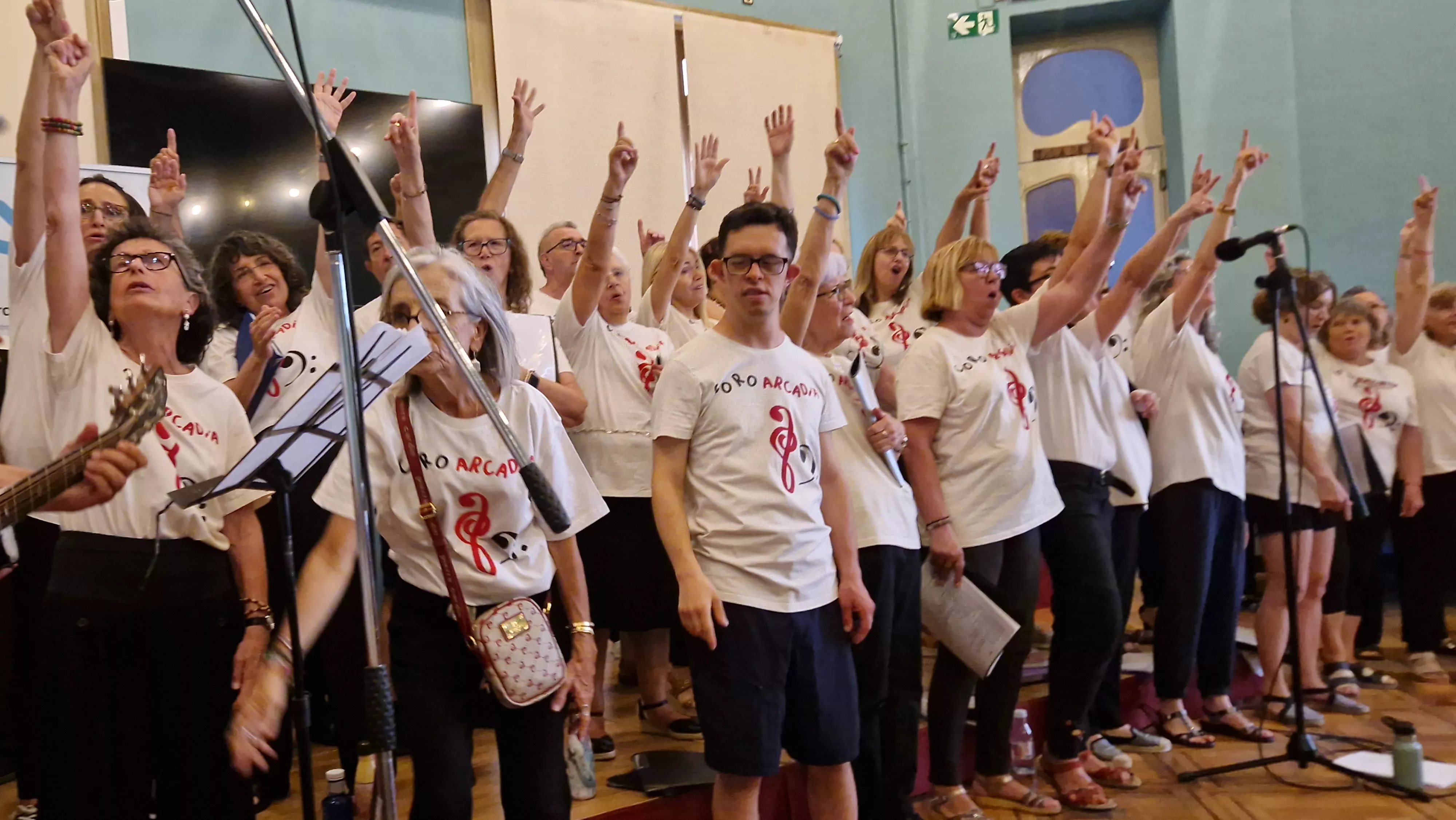 Actuación de Arcadia en el Salón Azul del Casino. Foto Myriam Martínez