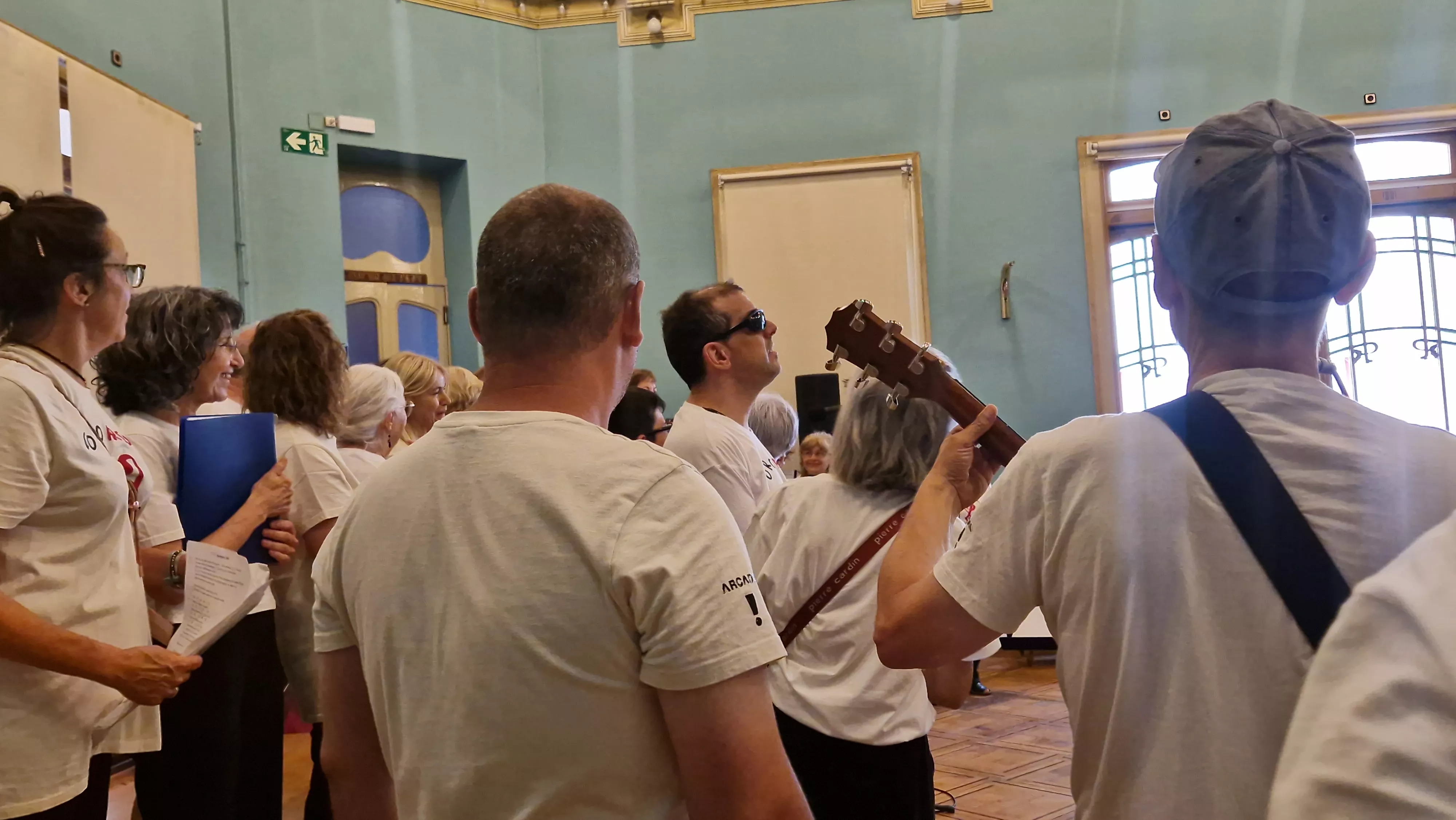 Actuación de Arcadia en el Salón Azul del Casino. Foto Myriam Martínez