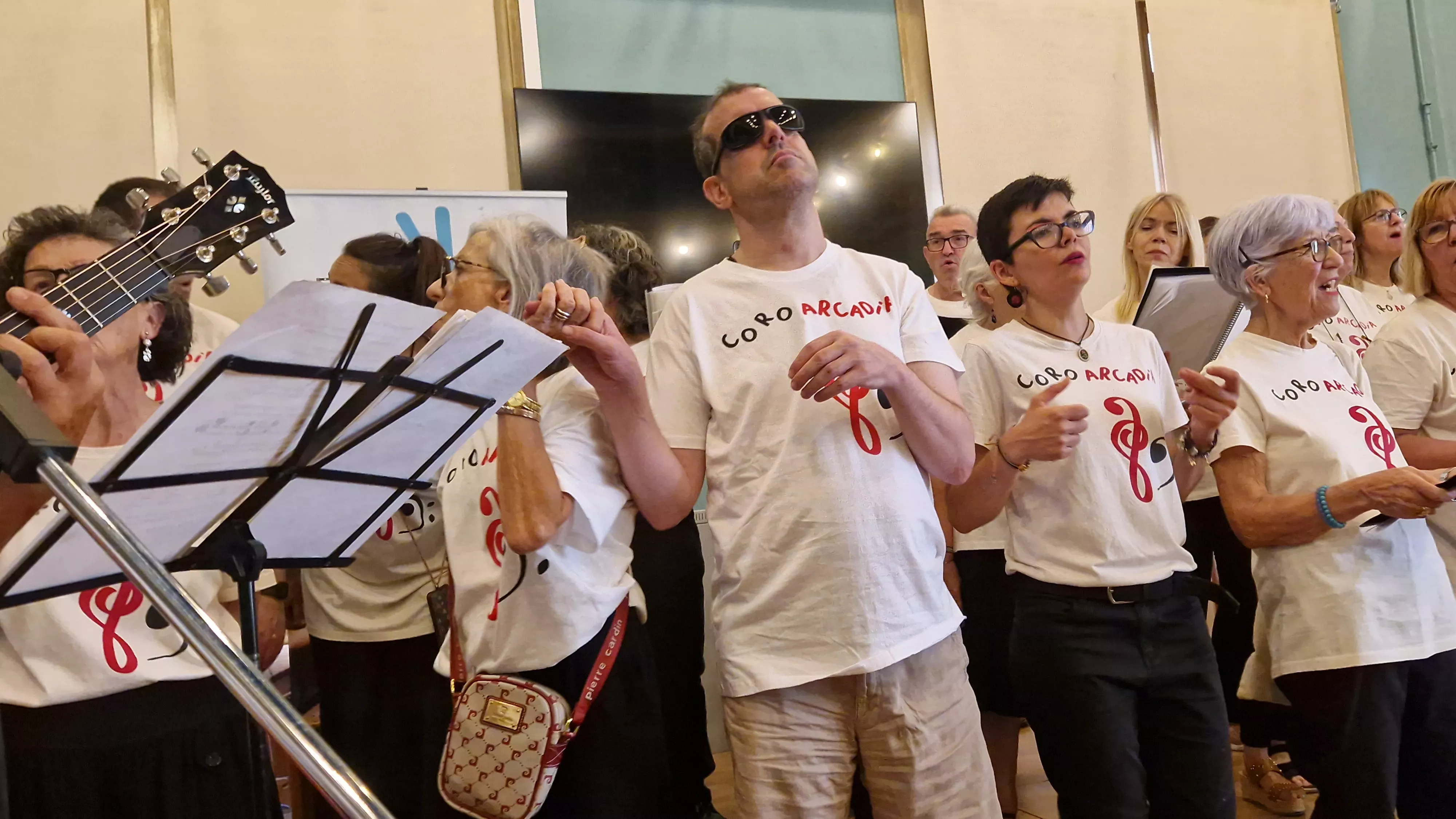 Actuación de Arcadia en el Salón Azul del Casino. Foto Myriam Martínez