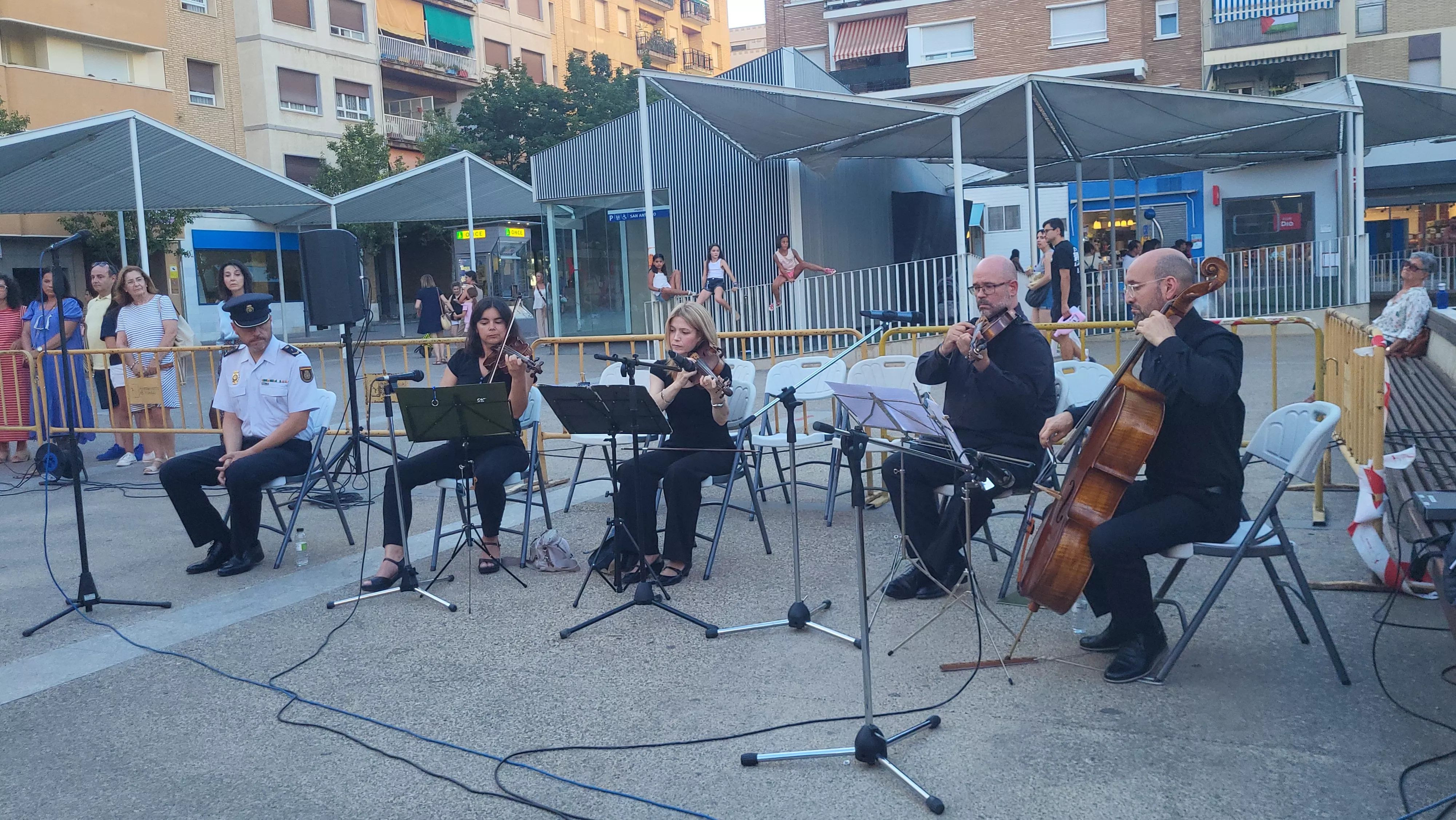 Homenaje en Huesca a las víctimas del terrorismo. Foto Mercedes Manterola