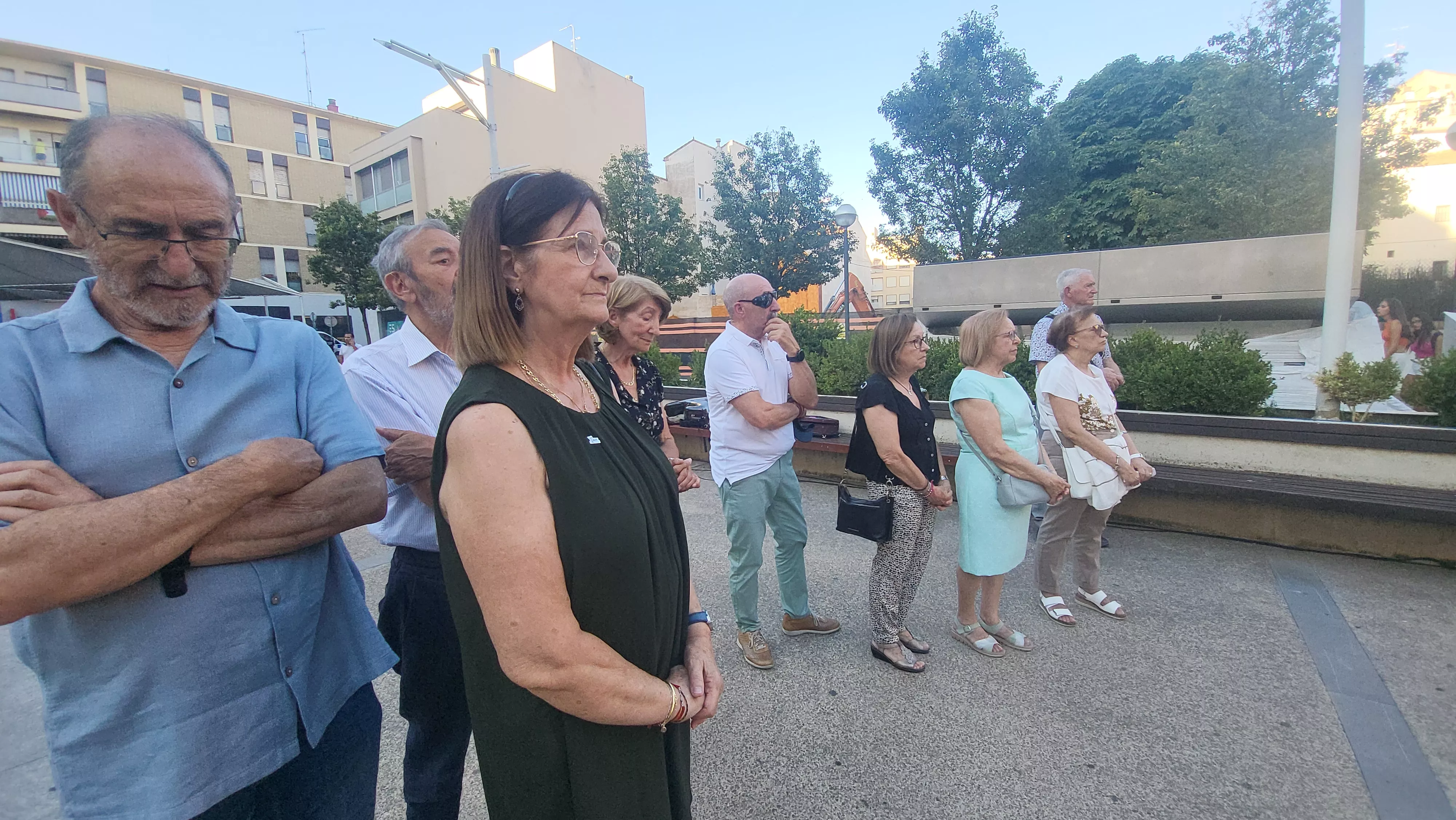 Homenaje en Huesca a las víctimas del terrorismo. Foto Mercedes Manterola