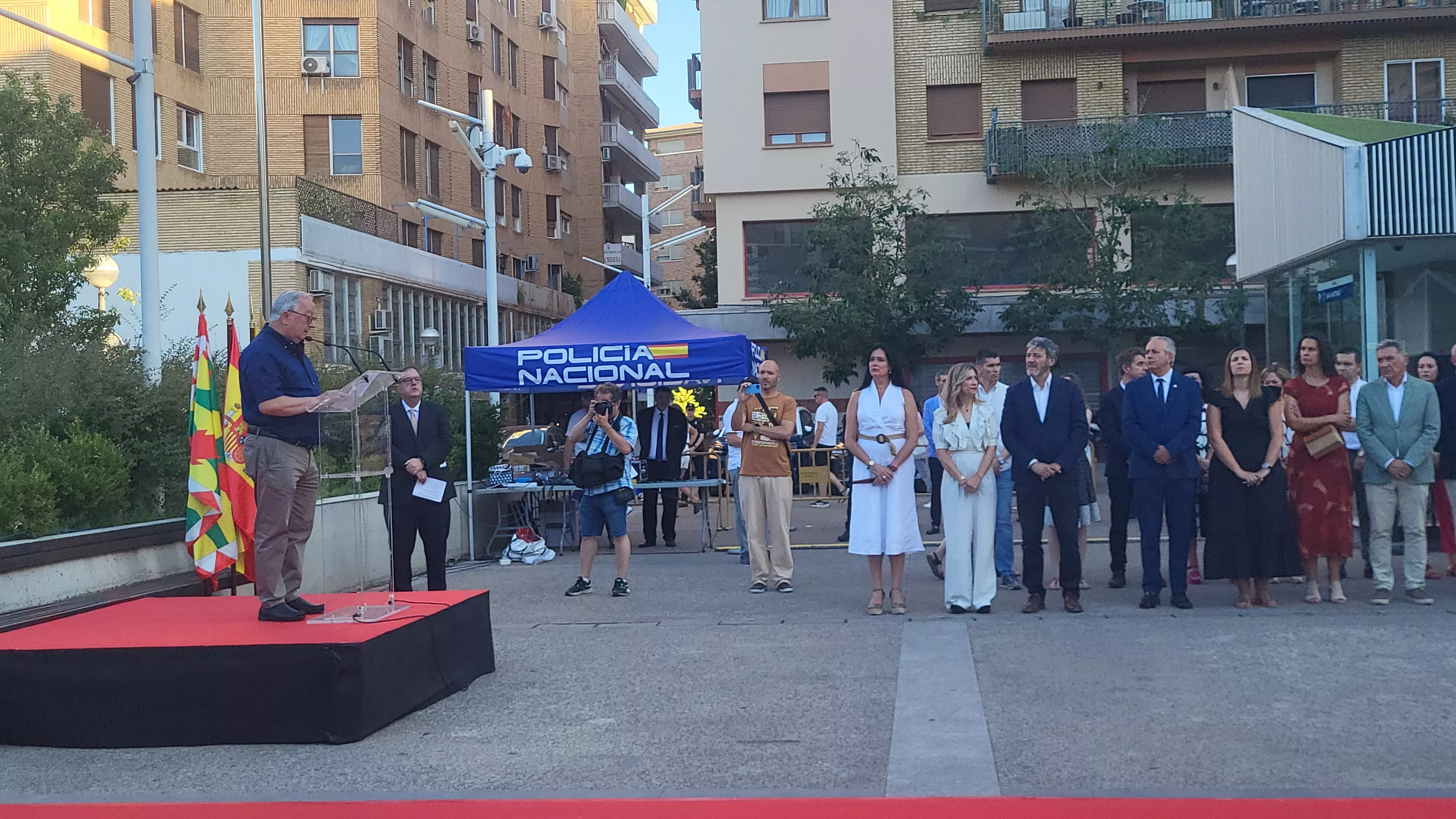 Homenaje en Huesca a las víctimas del terrorismo. Foto Mercedes Manterola