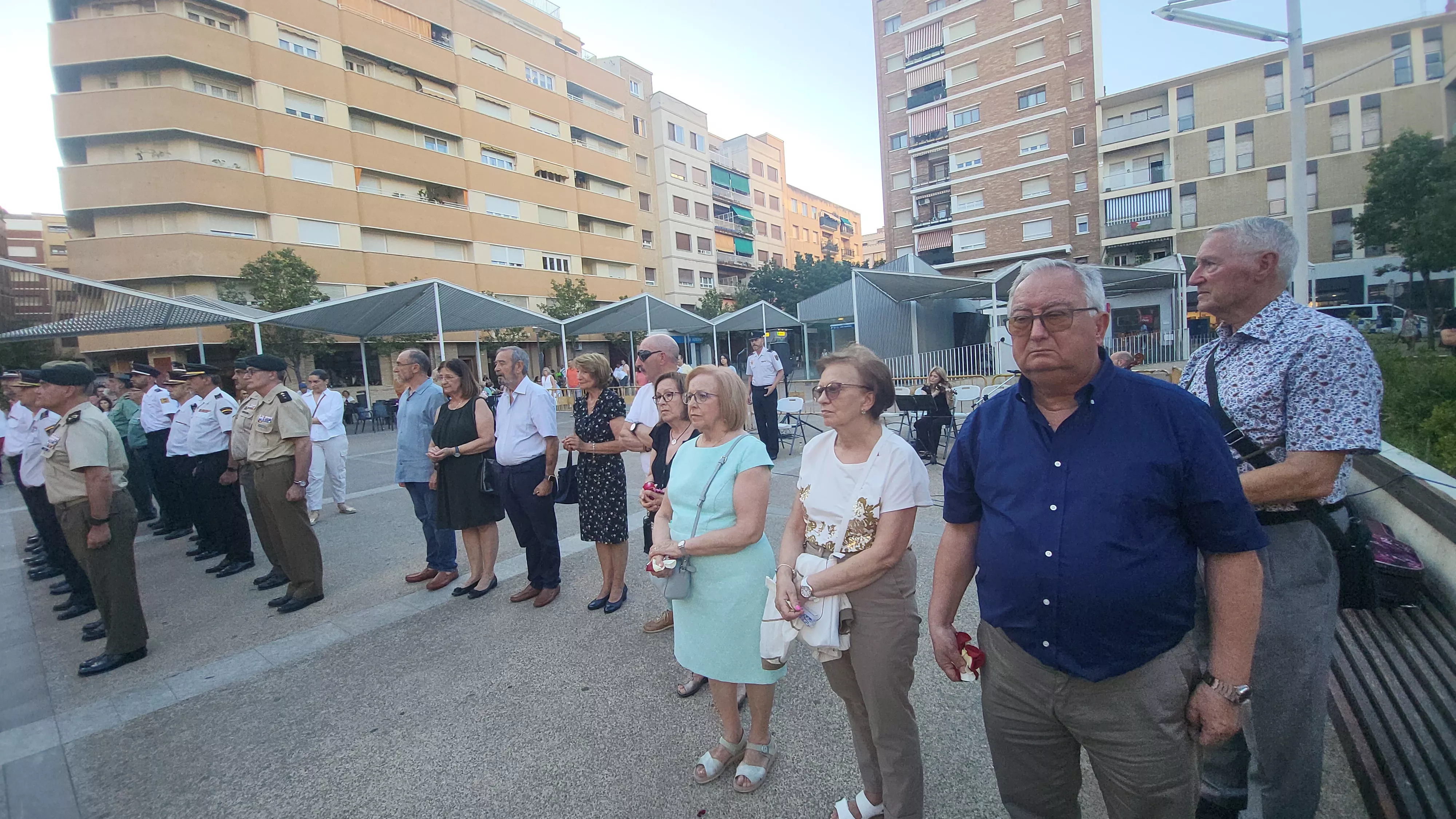 Homenaje en Huesca a las víctimas del terrorismo. Foto Mercedes Manterola