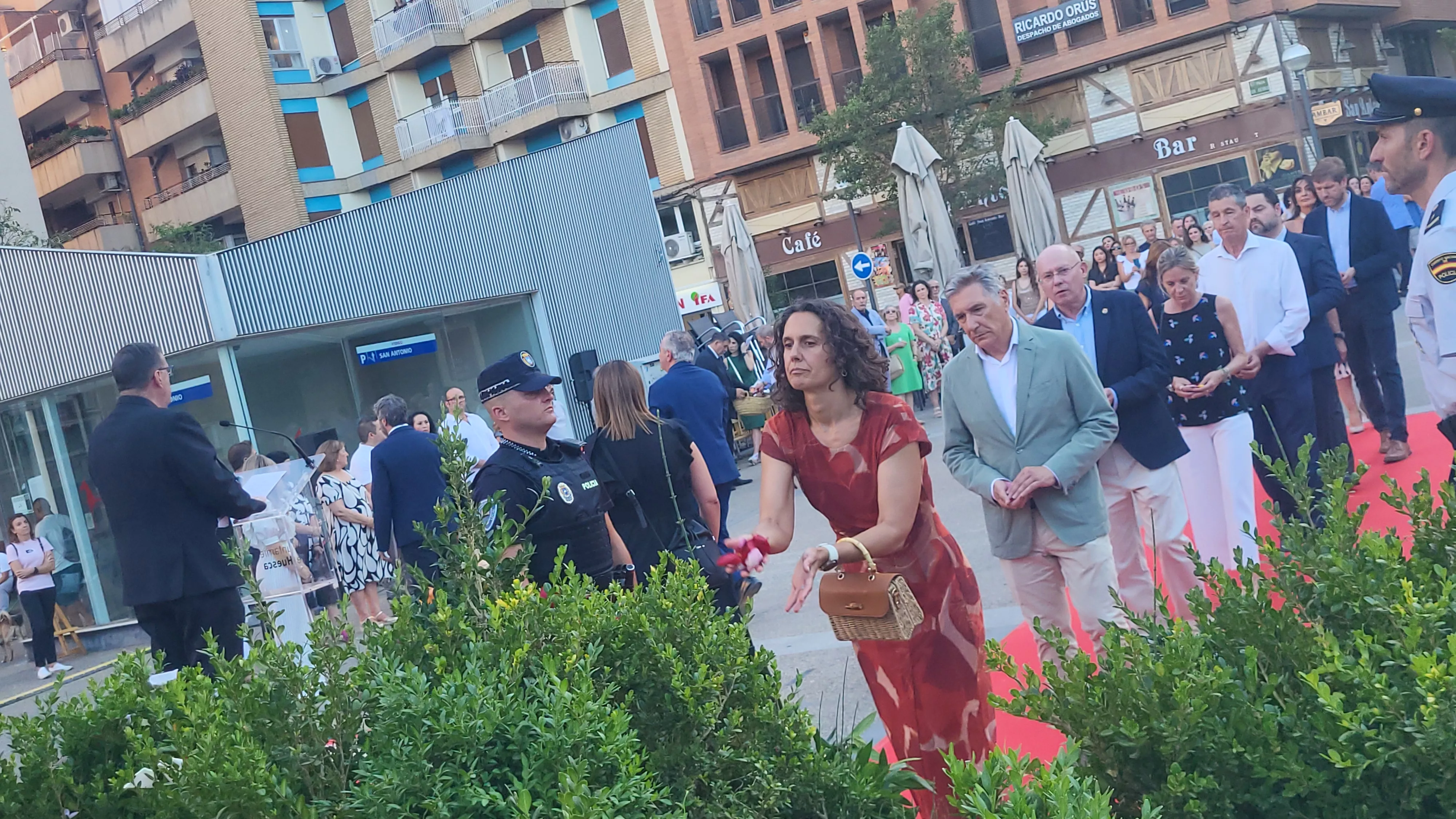 Homenaje en Huesca a las víctimas del terrorismo. Foto Mercedes Manterola