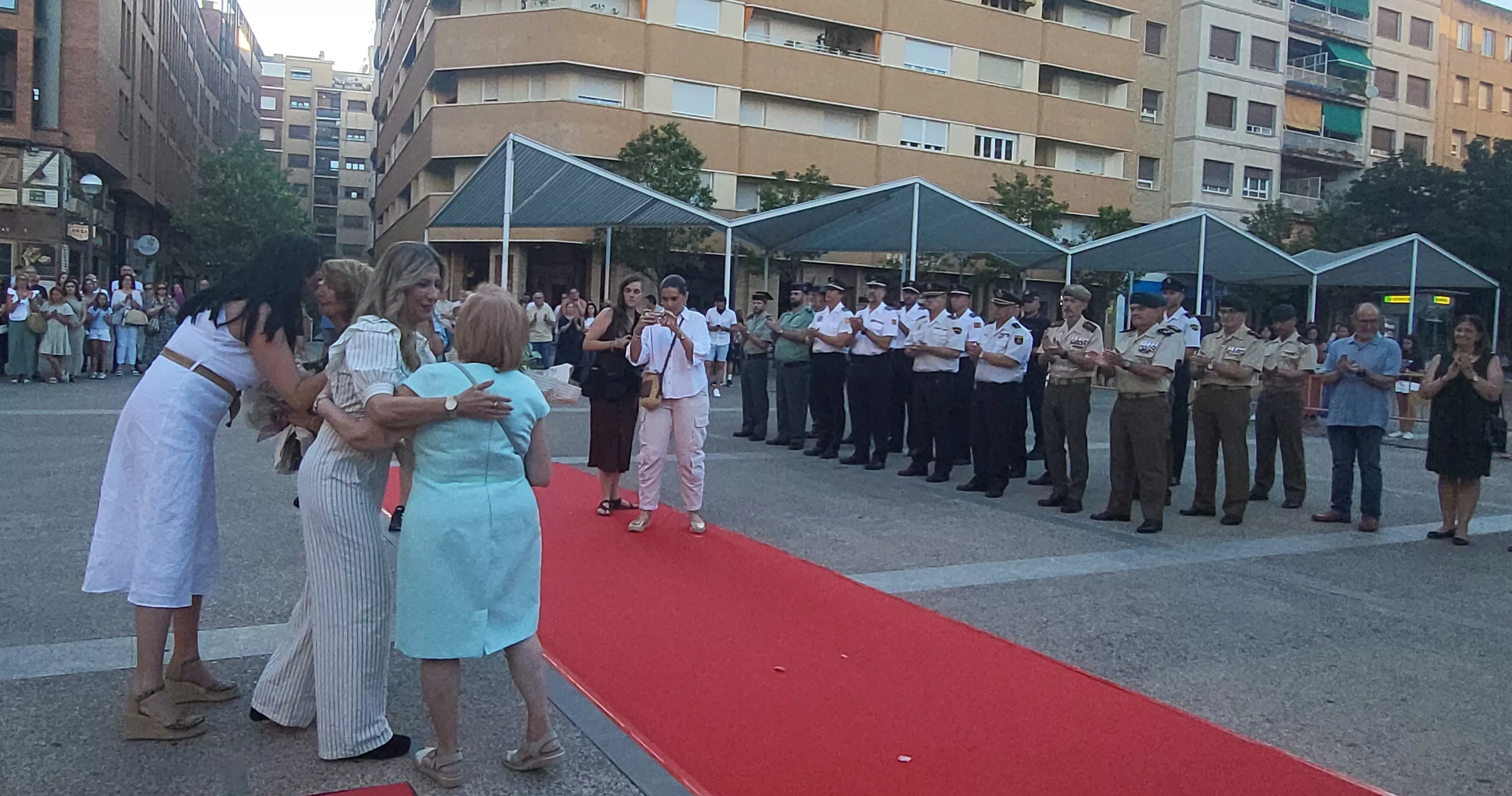 Homenaje en Huesca a las víctimas del terrorismo. Foto Mercedes Manterola