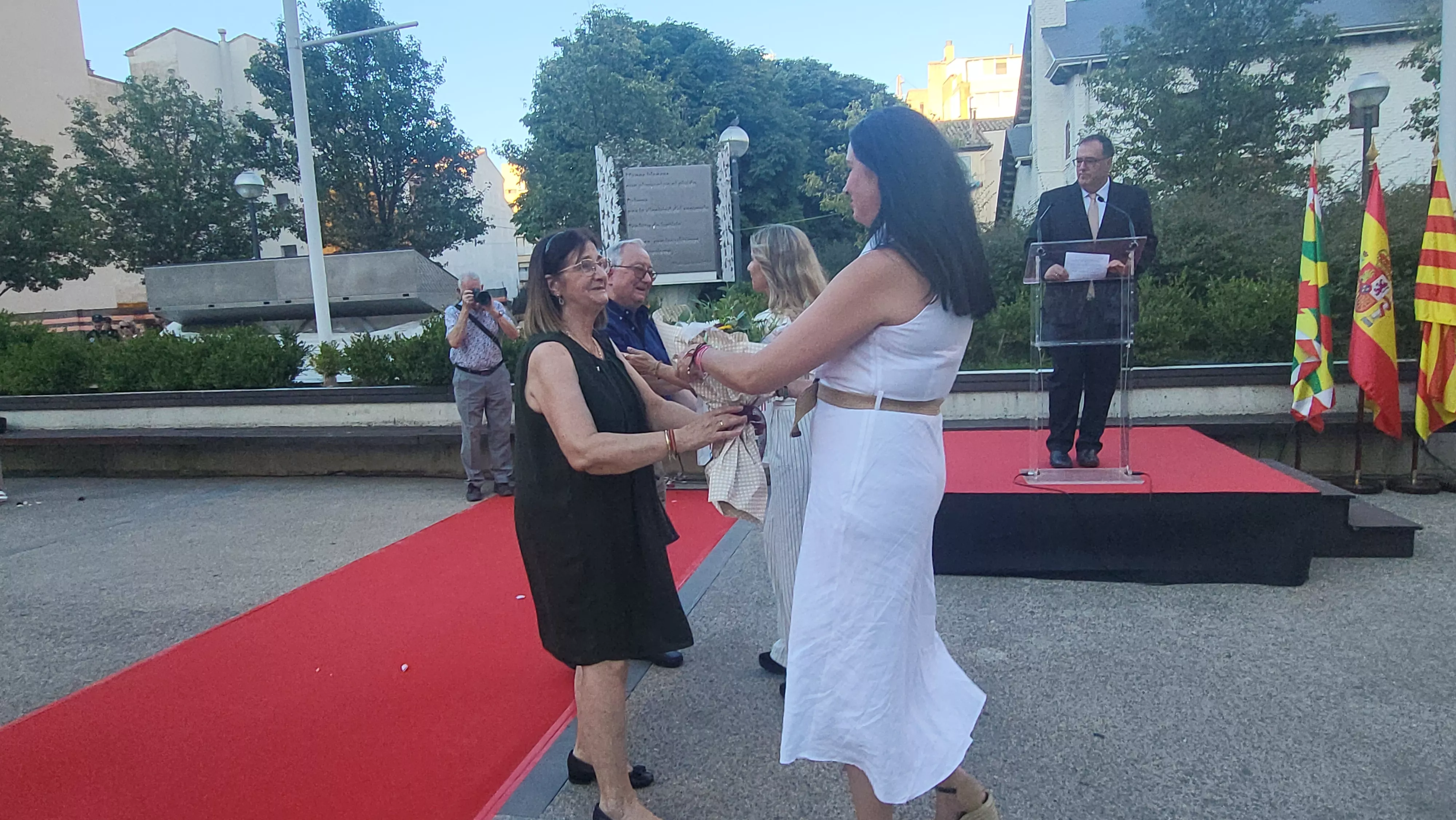 Homenaje en Huesca a las víctimas del terrorismo. Foto Mercedes Manterola