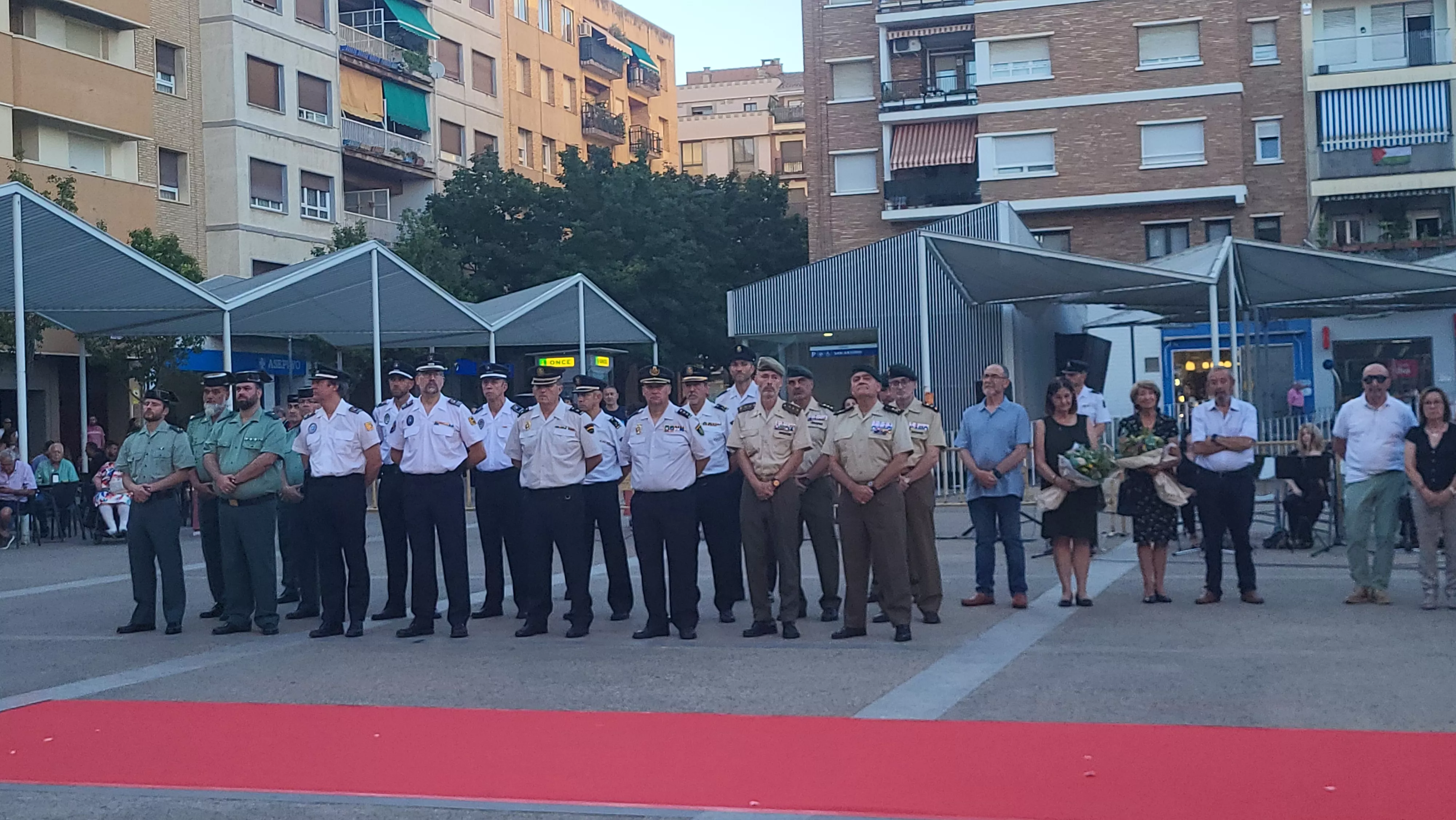 Homenaje en Huesca a las víctimas del terrorismo. Foto Mercedes Manterola