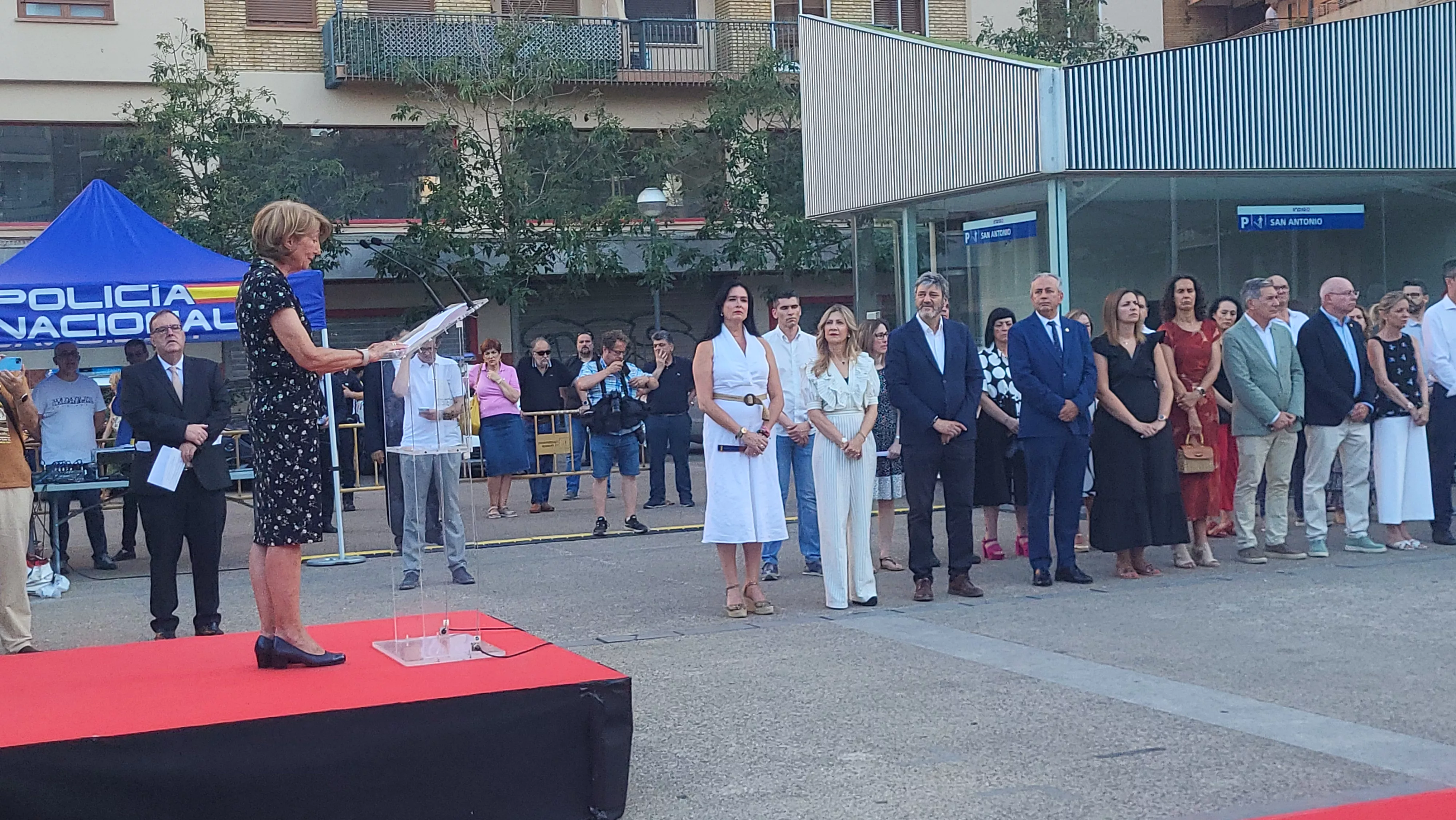 Homenaje en Huesca a las víctimas del terrorismo. Foto Mercedes Manterola