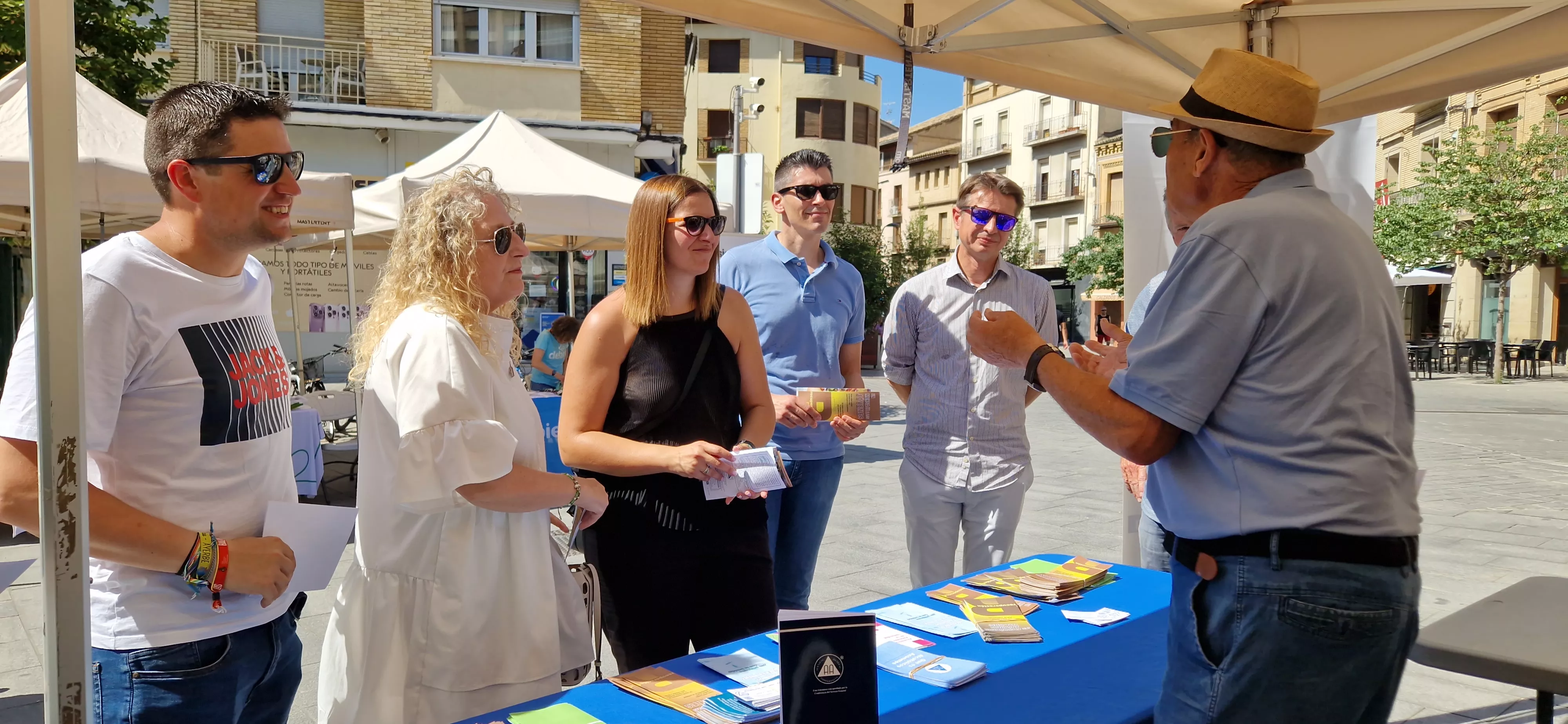 Feria de la Salud de Huesca que organiza Cruz Roja. Foto Myriam Martínez