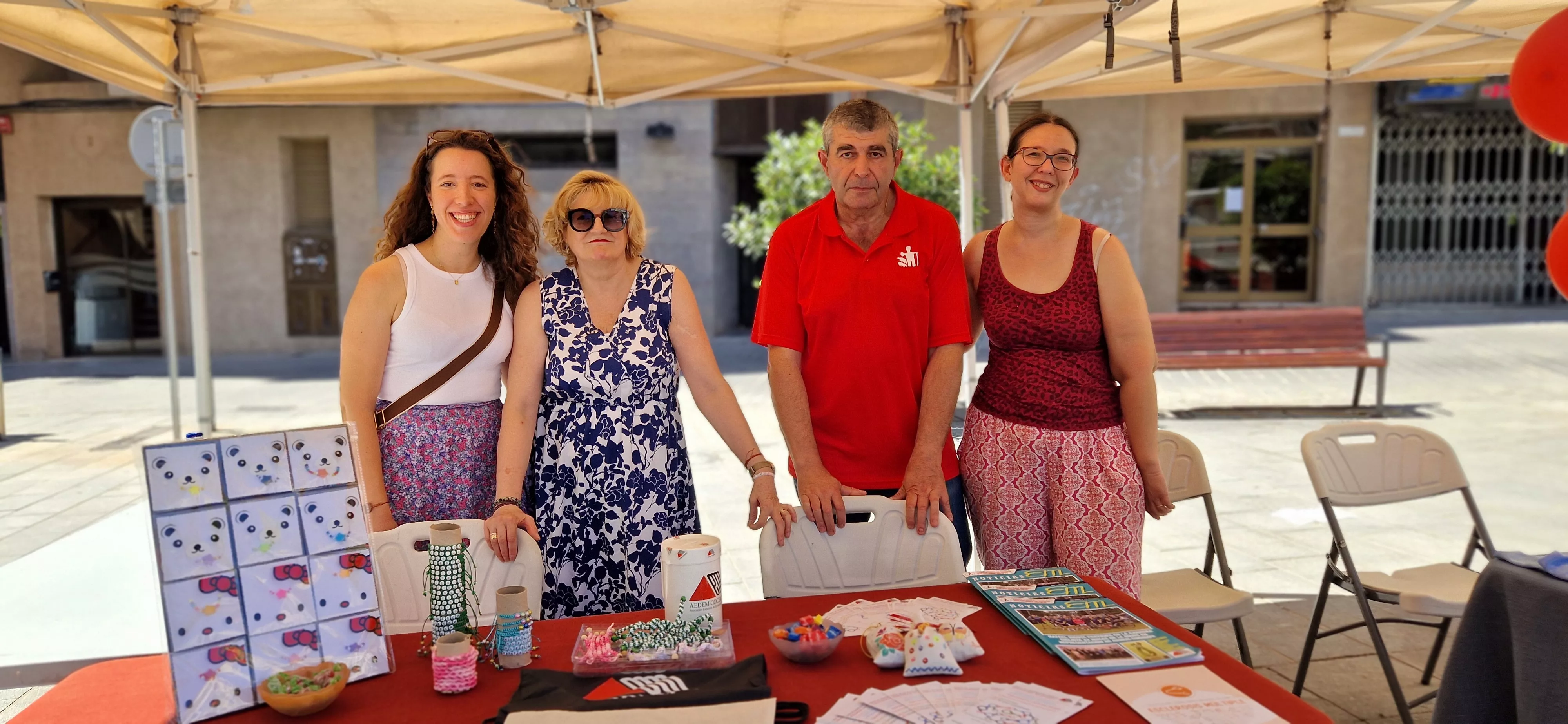 Feria de la Salud de Huesca que organiza Cruz Roja. Foto Myriam Martínez