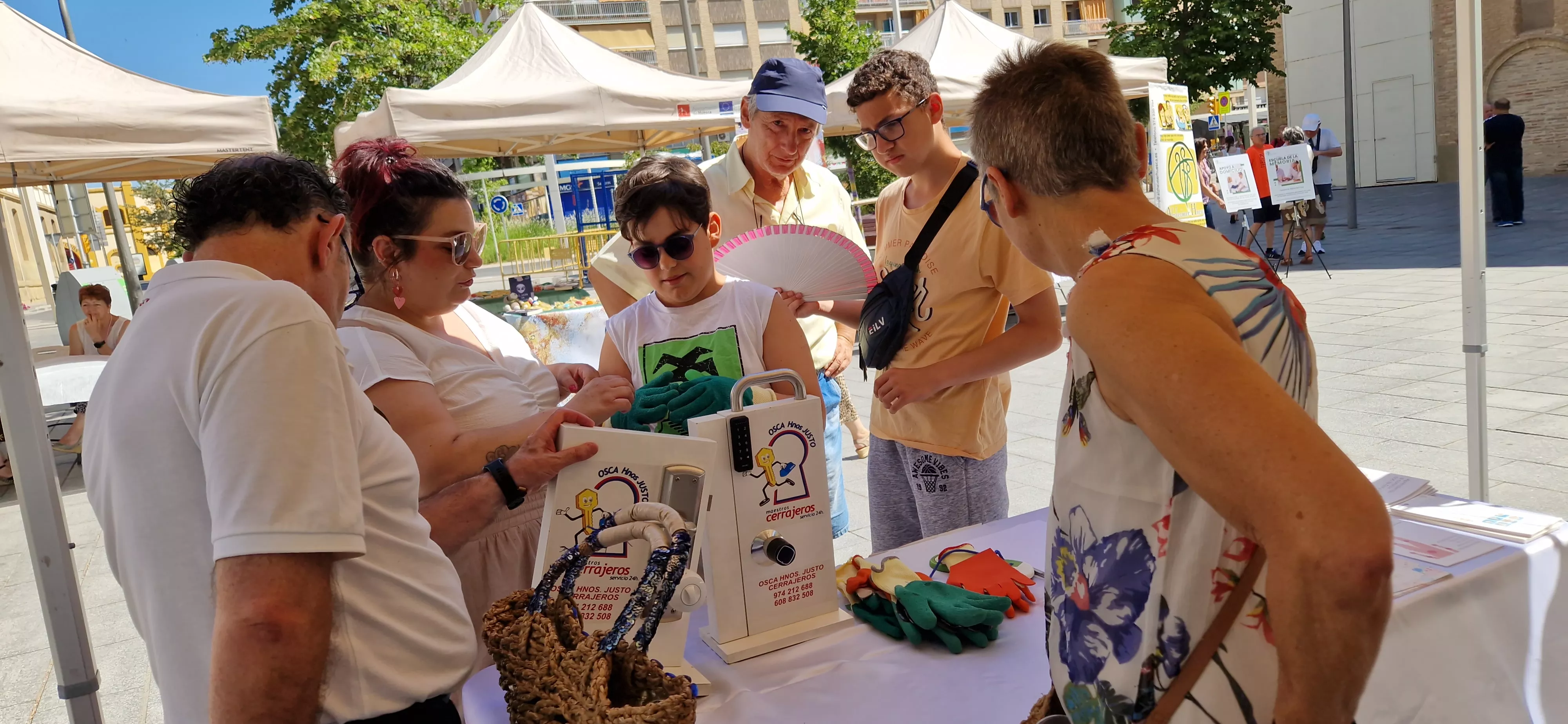 Feria de la Salud de Huesca que organiza Cruz Roja. Foto Myriam Martínez