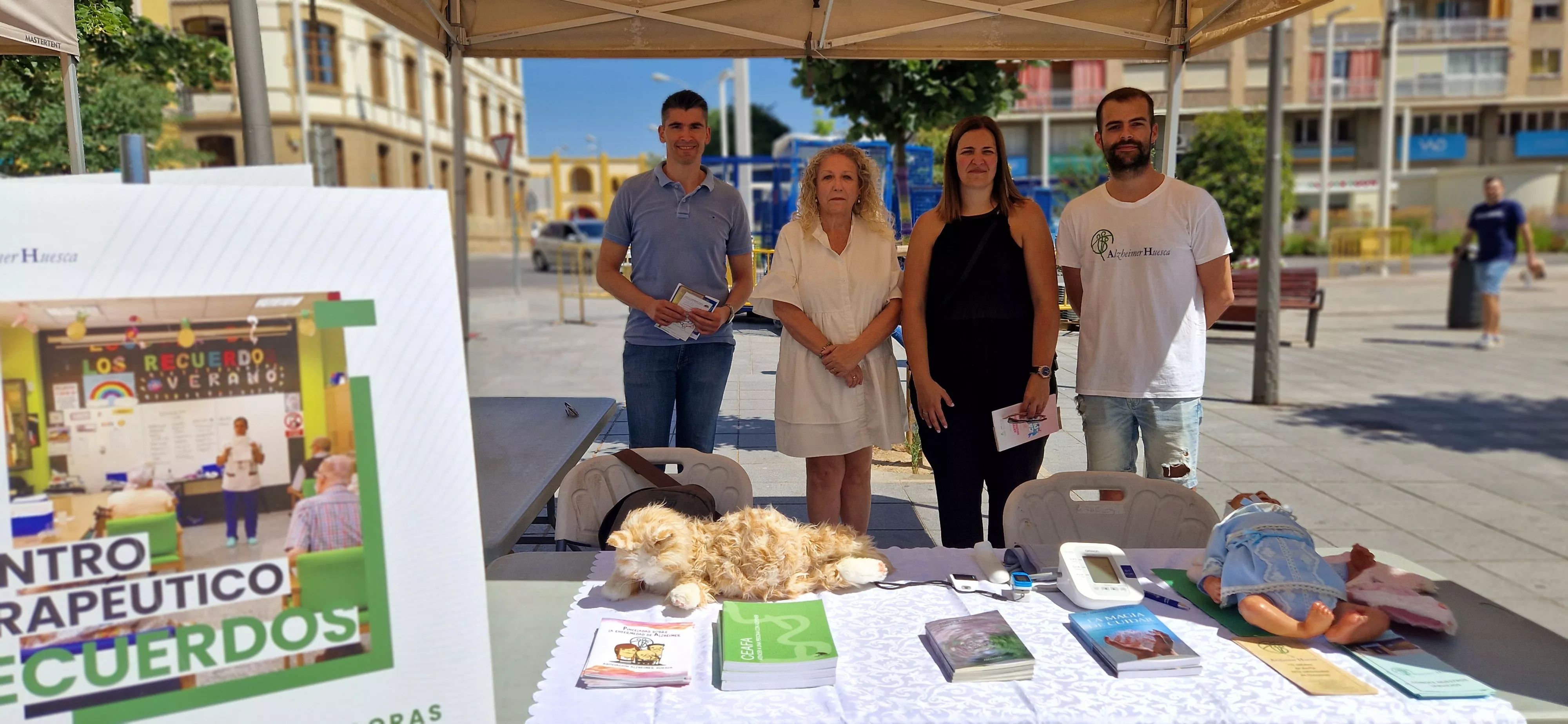 Feria de la Salud de Huesca que organiza Cruz Roja. Foto Myriam Martínez