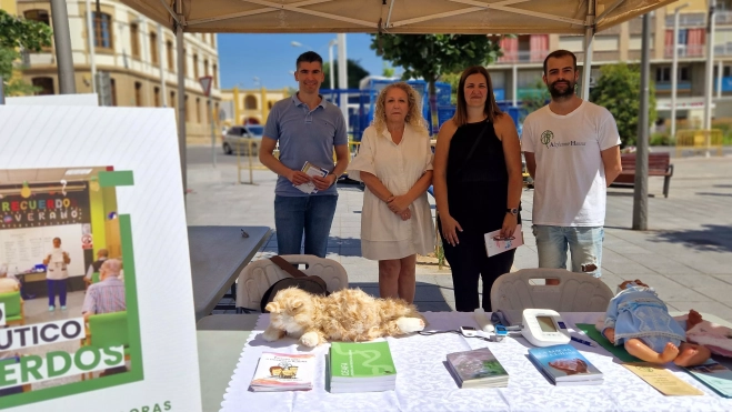 Feria de la Salud de Huesca que organiza Cruz Roja. Foto Myriam Martínez Feria de la Salud de Huesca que organiza Cruz Roja. Foto Myriam Martínez