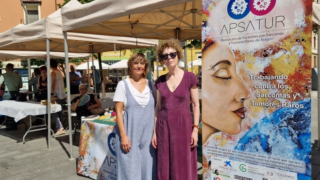 Asociación de Pacientes con Sarcomas y Tumores Raros de Aragón. Foto Myriam Martínez Asociación de Pacientes con Sarcomas y Tumores Raros de Aragón. Foto Myriam Martínez