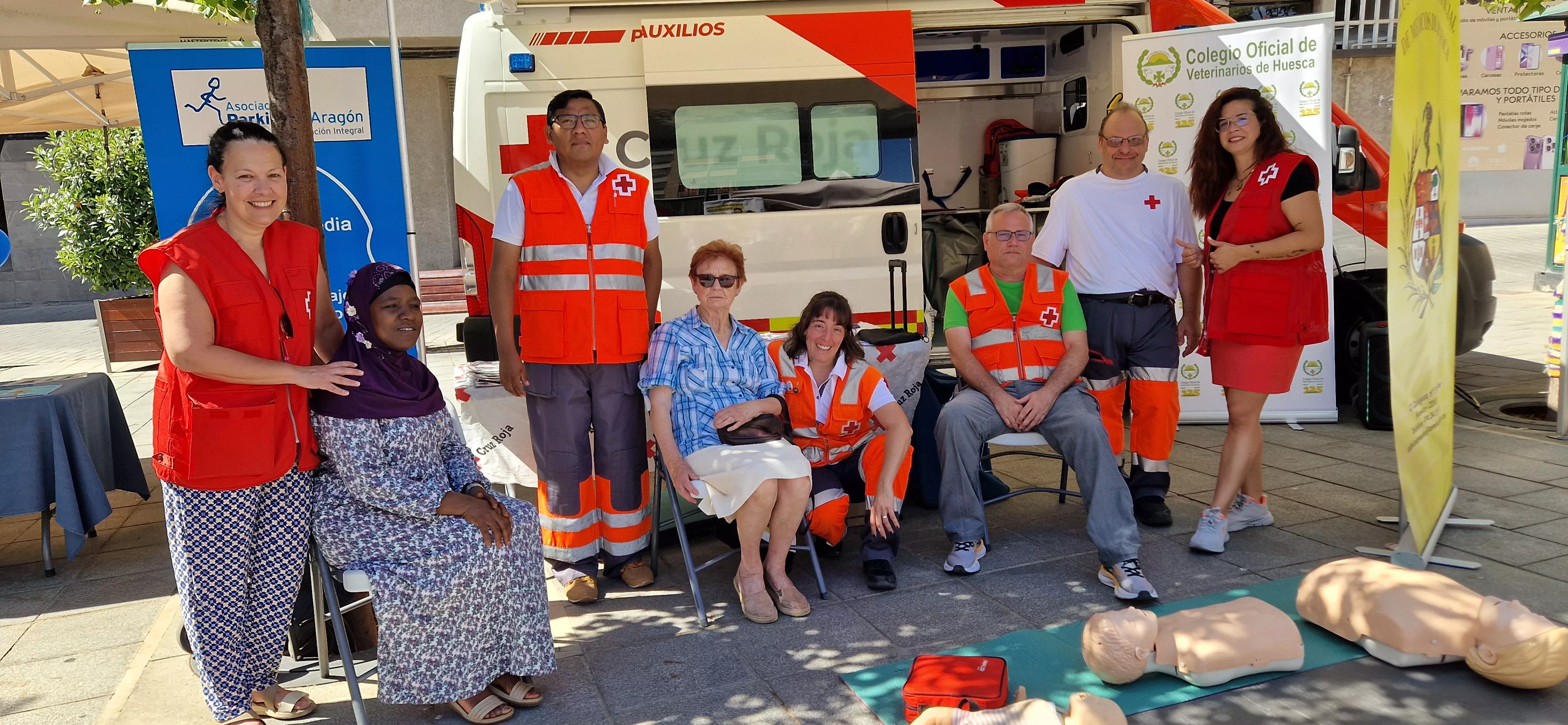 Feria de la Salud de Huesca que organiza Cruz Roja. Foto Myriam Martínez