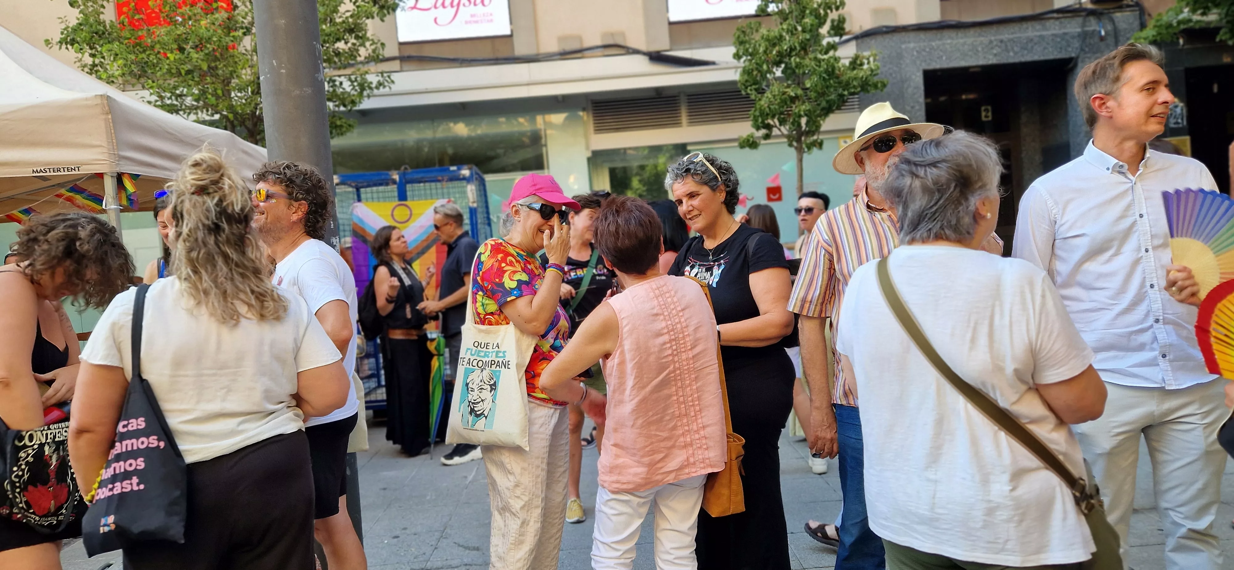 Día del Orgullo LGTBIQA+ en Huesca. Foto Myriam Martínez