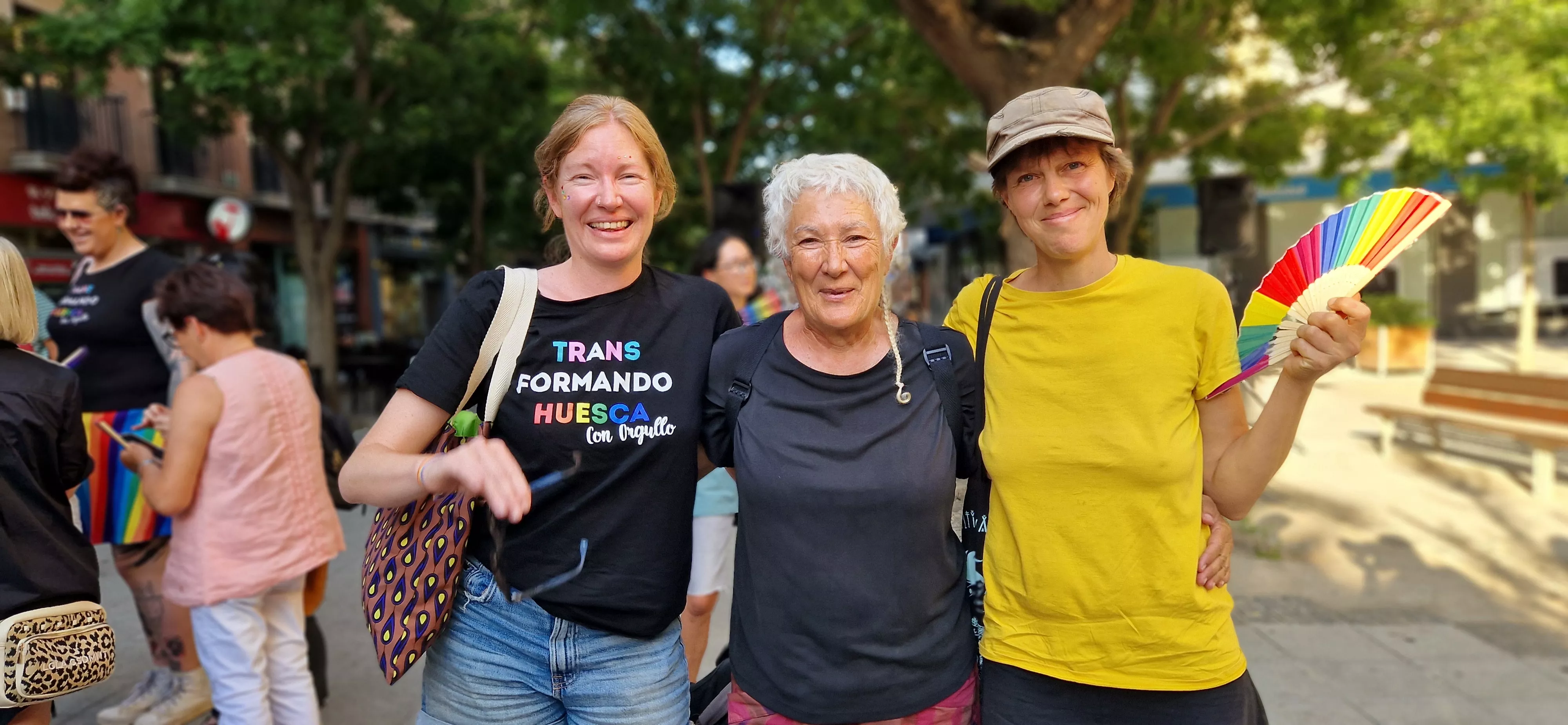 Día del Orgullo LGTBIQA+ en Huesca. Foto Myriam Martínez