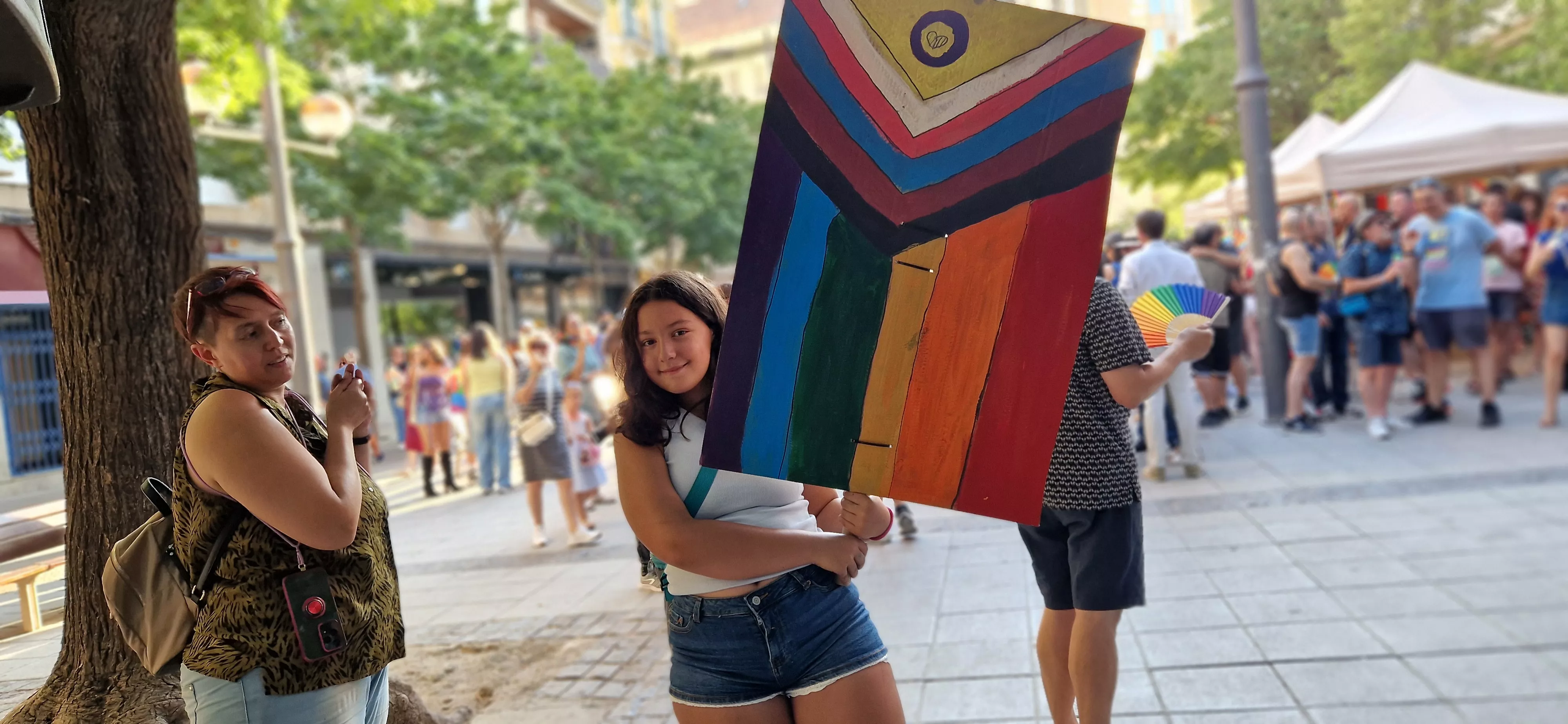 Día del Orgullo LGTBIQA+ en Huesca. Foto Myriam Martínez