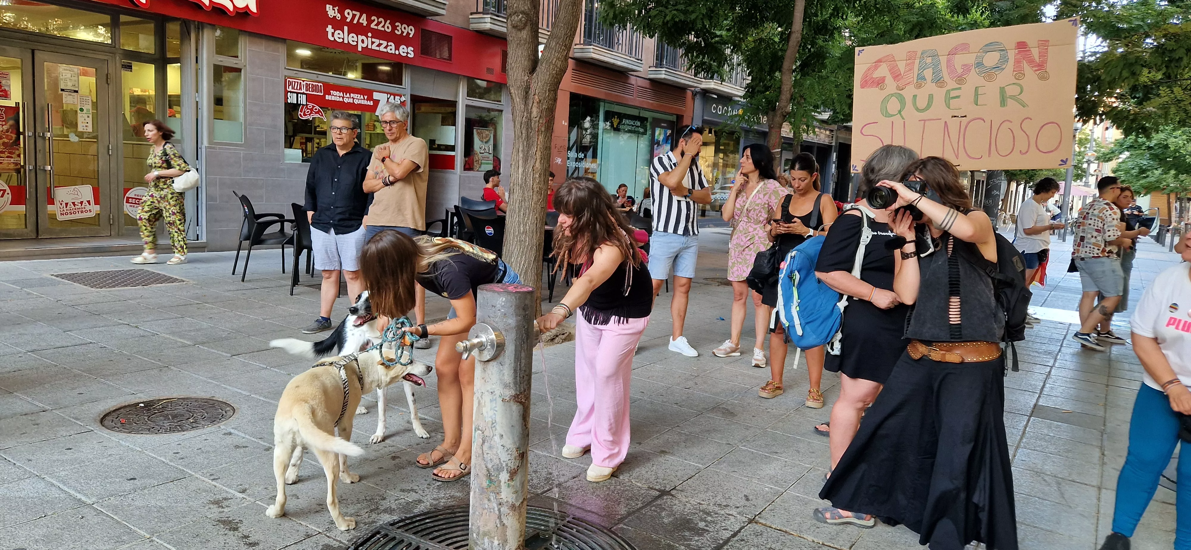 Día del Orgullo LGTBIQA+ en Huesca. Foto Myriam Martínez