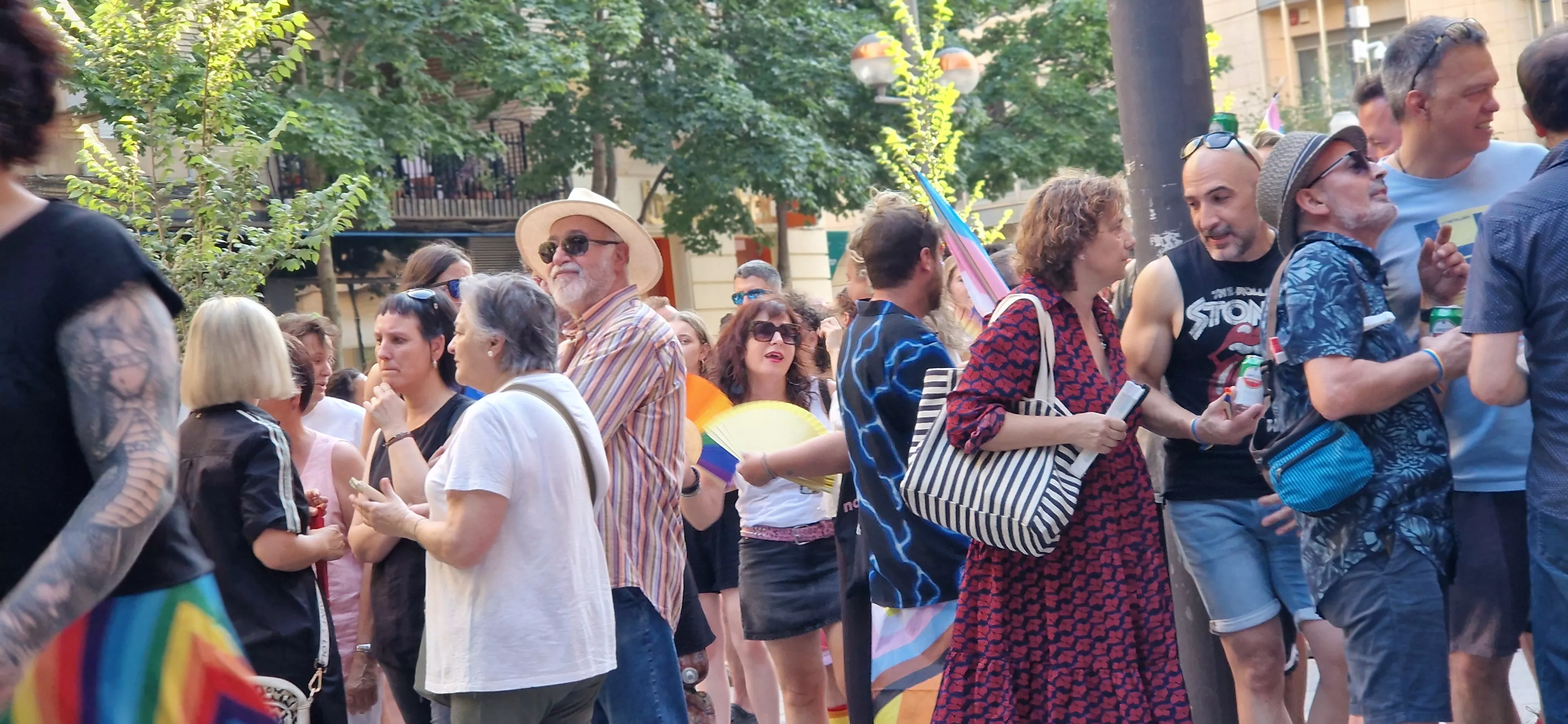 Día del Orgullo LGTBIQA+ en Huesca. Foto Myriam Martínez