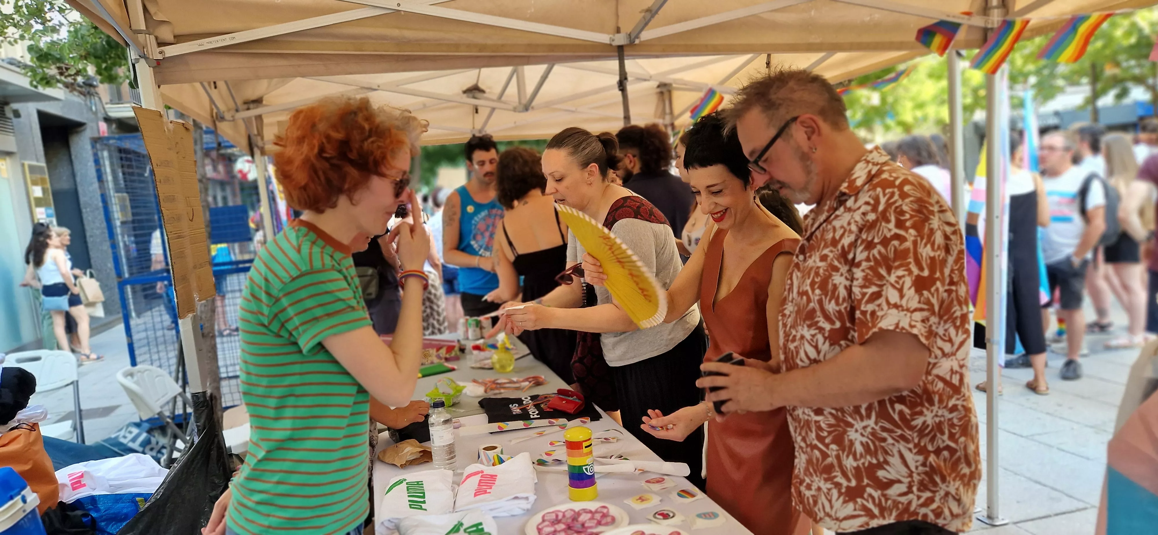Día del Orgullo LGTBIQA+ en Huesca. Foto Myriam Martínez
