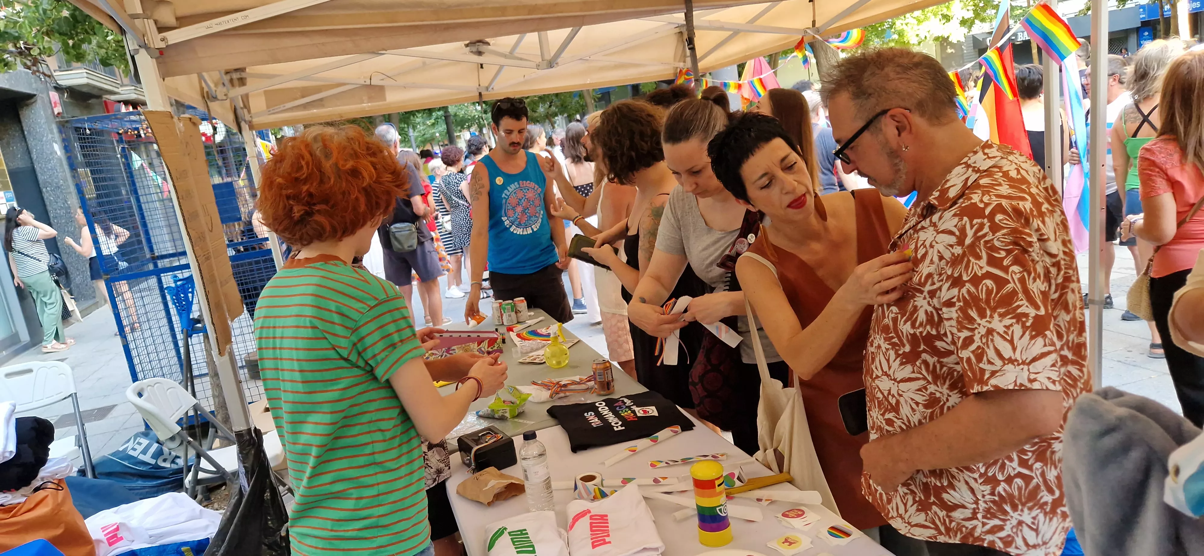 Día del Orgullo LGTBIQA+ en Huesca. Foto Myriam Martínez