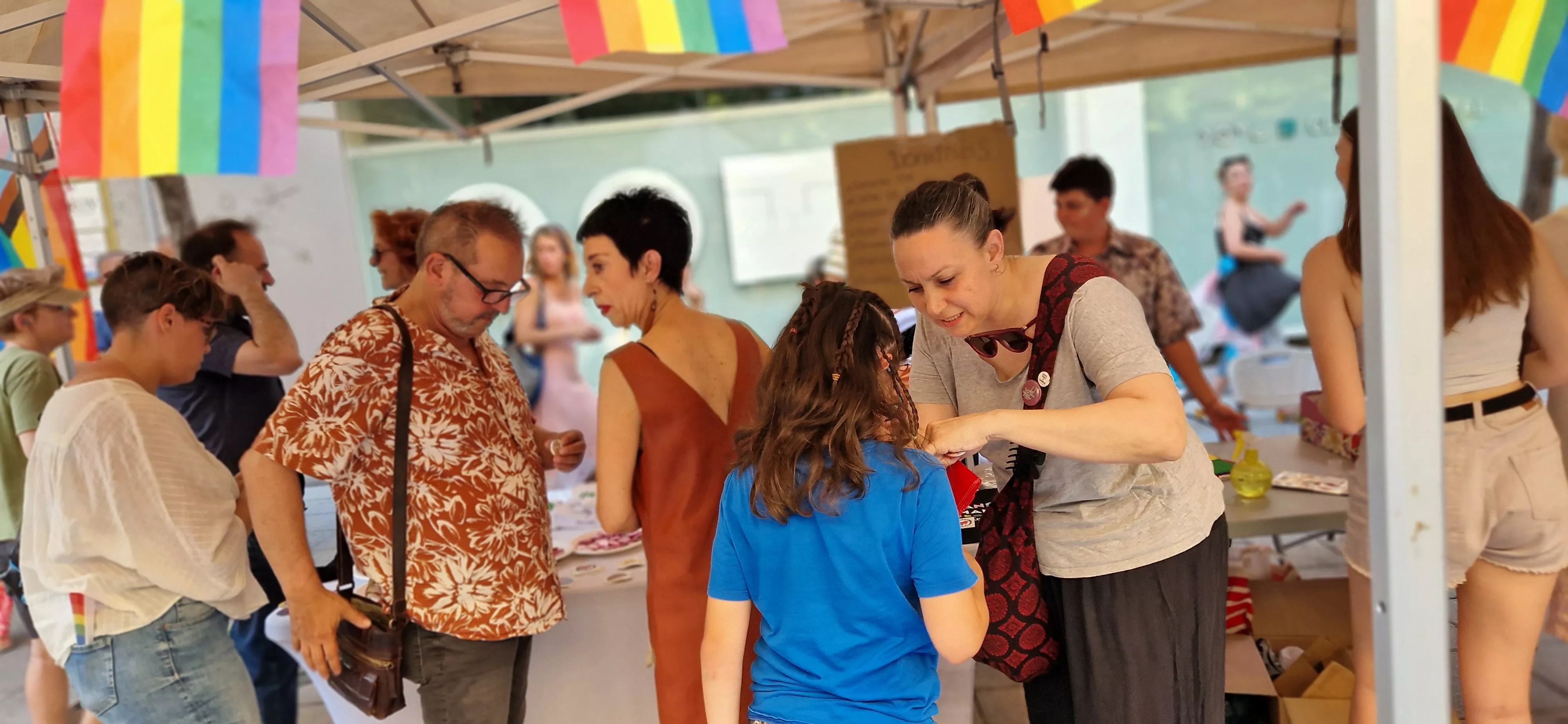Día del Orgullo LGTBIQA+ en Huesca. Foto Myriam Martínez