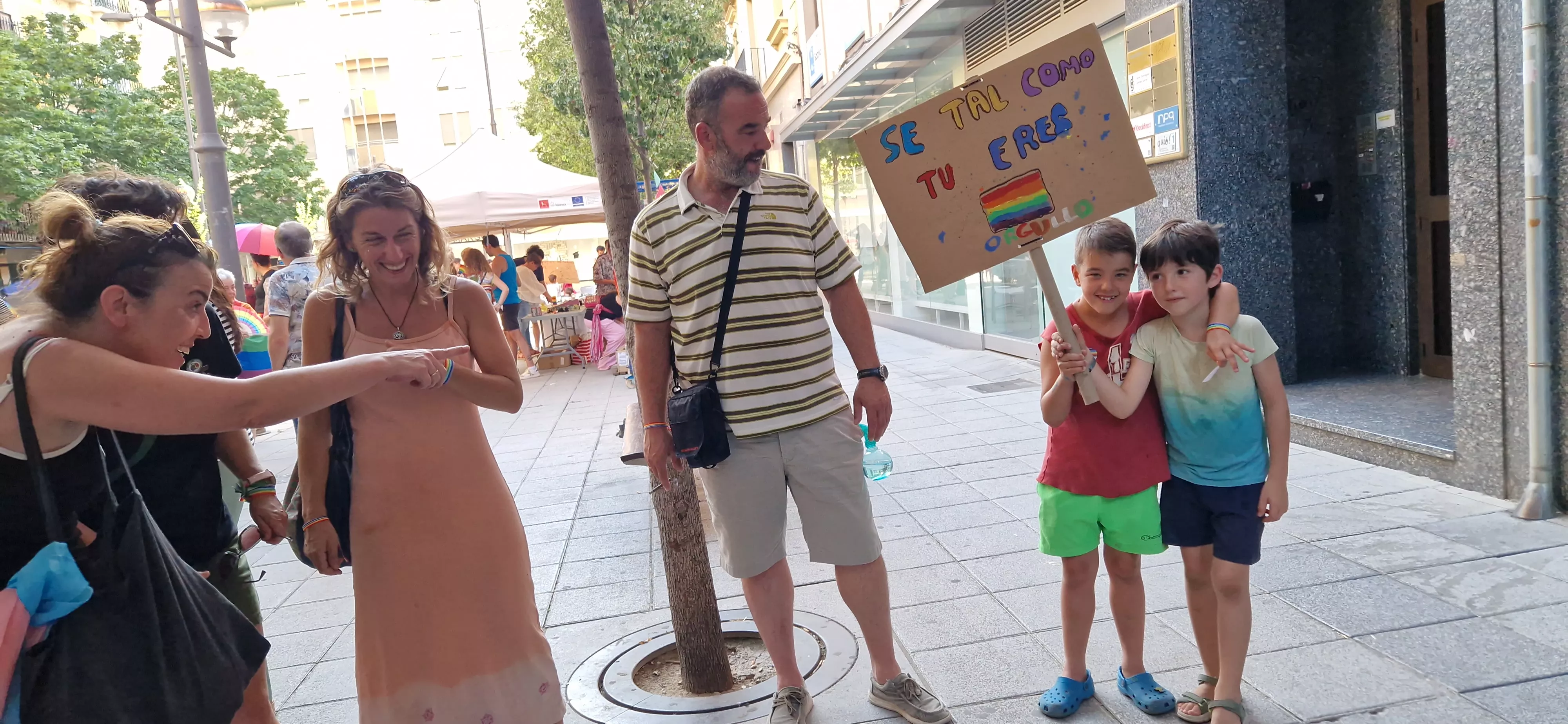 Día del Orgullo LGTBIQA+ en Huesca. Foto Myriam Martínez